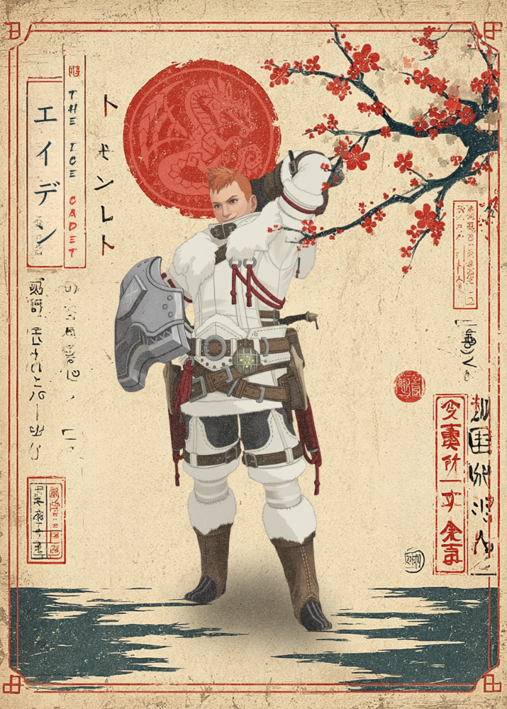 Aiden Poster, premium Monster Hunter Inspired Wall Art