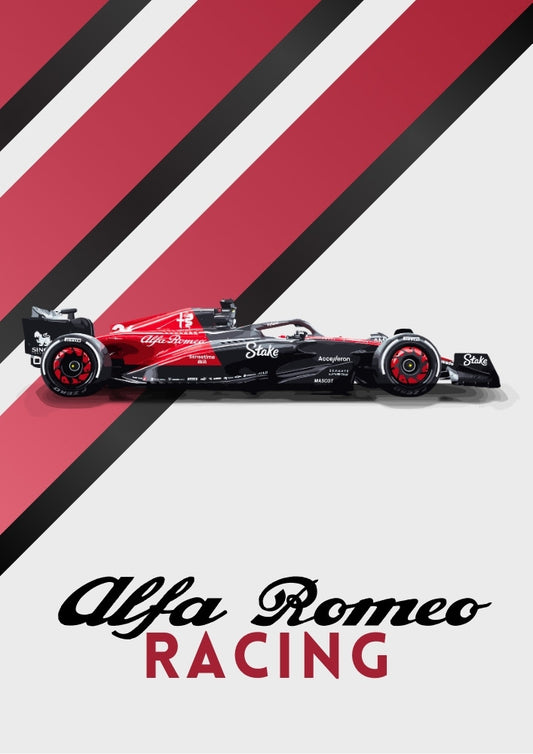 Imprimé de course Alfa Romeo