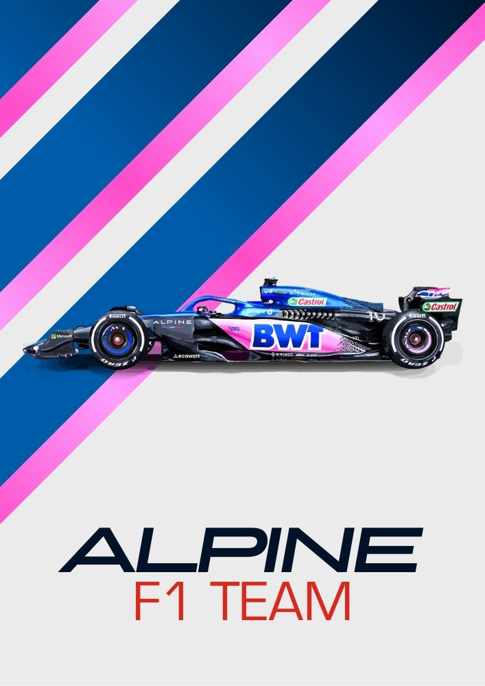 Affiche de l'équipe Alpine F1