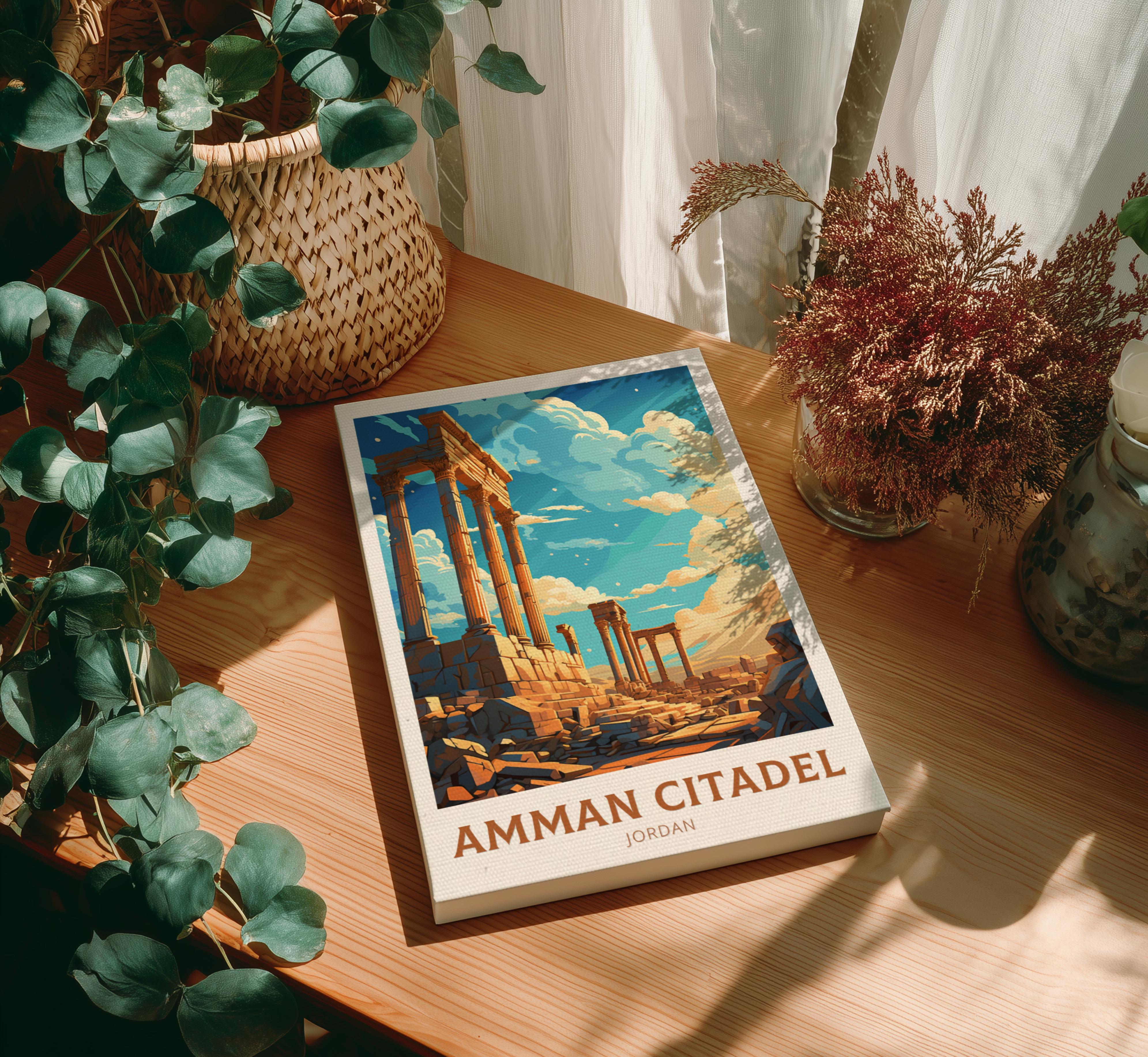 Asian AMMAN CITADEL PRINT - VINTAGE ARTWORK
