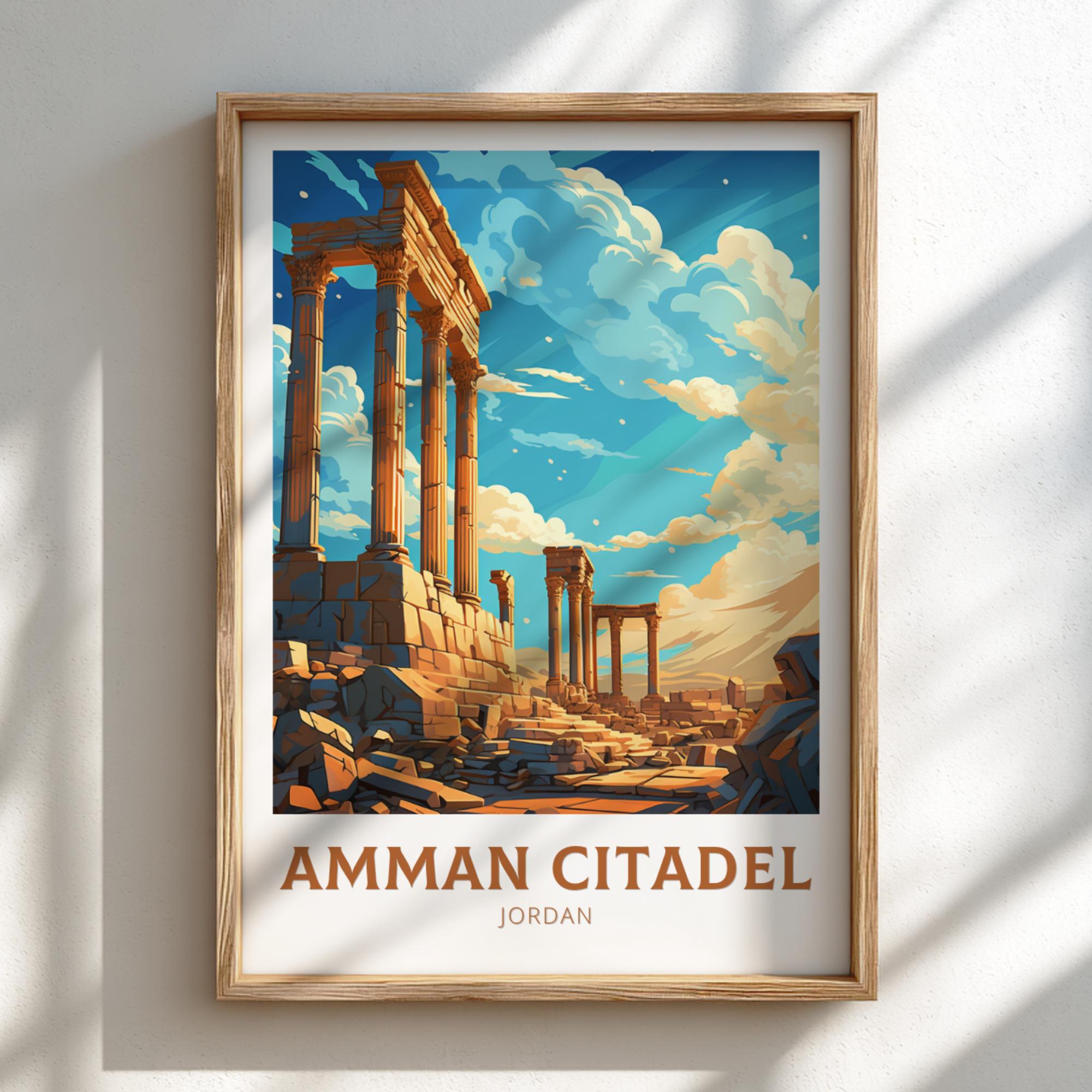 Asian AMMAN CITADEL PRINT - VINTAGE ARTWORK