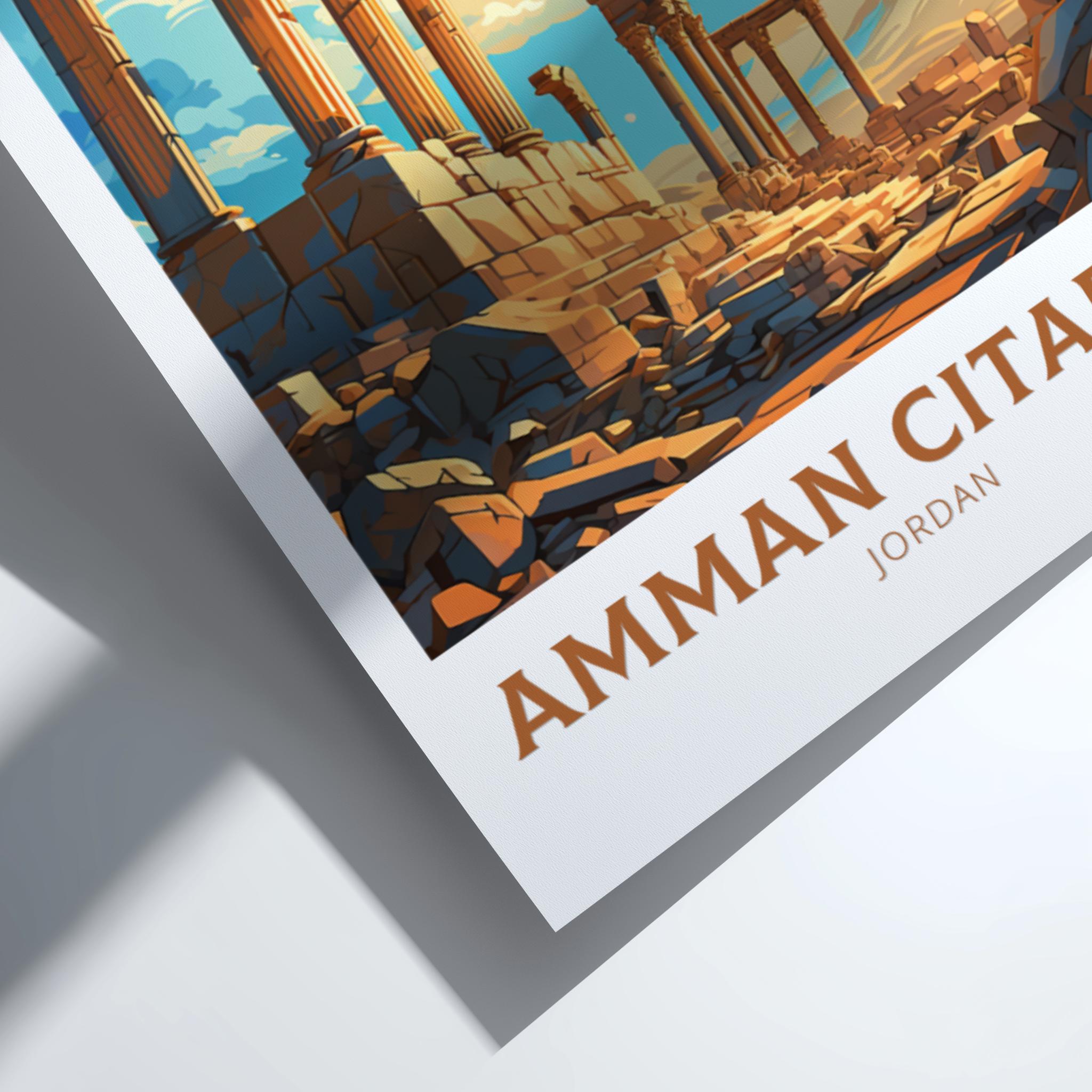 Asian AMMAN CITADEL PRINT - VINTAGE ARTWORK