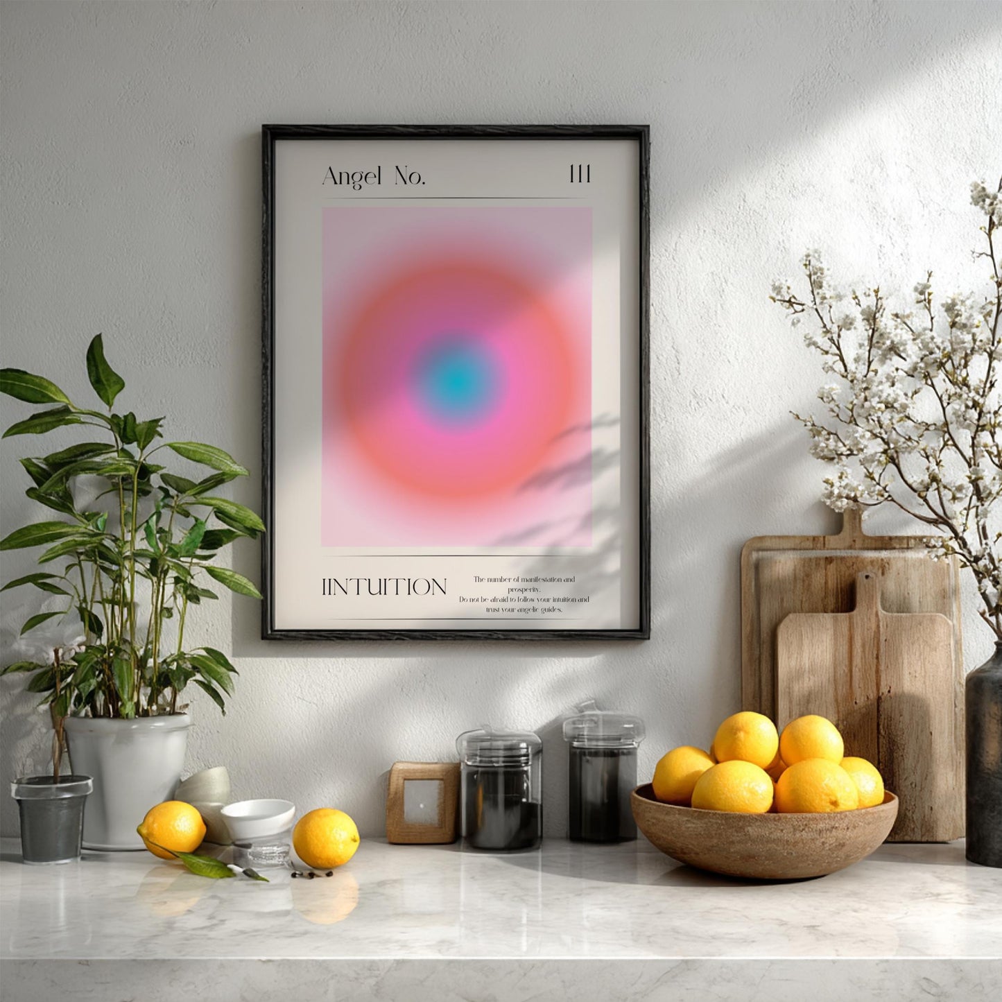 Angel Number 111 - Intuition - Aura Poster