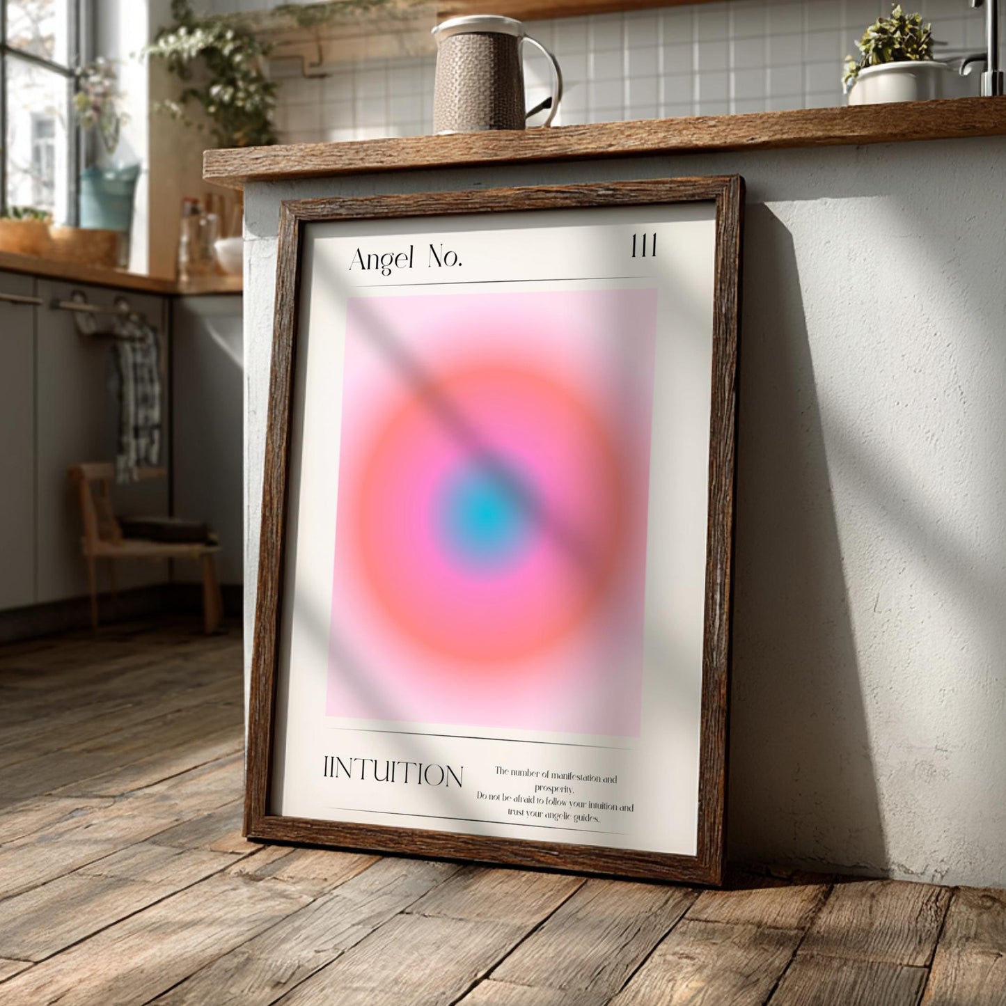 Angel Number 111 - Intuition - Aura Poster
