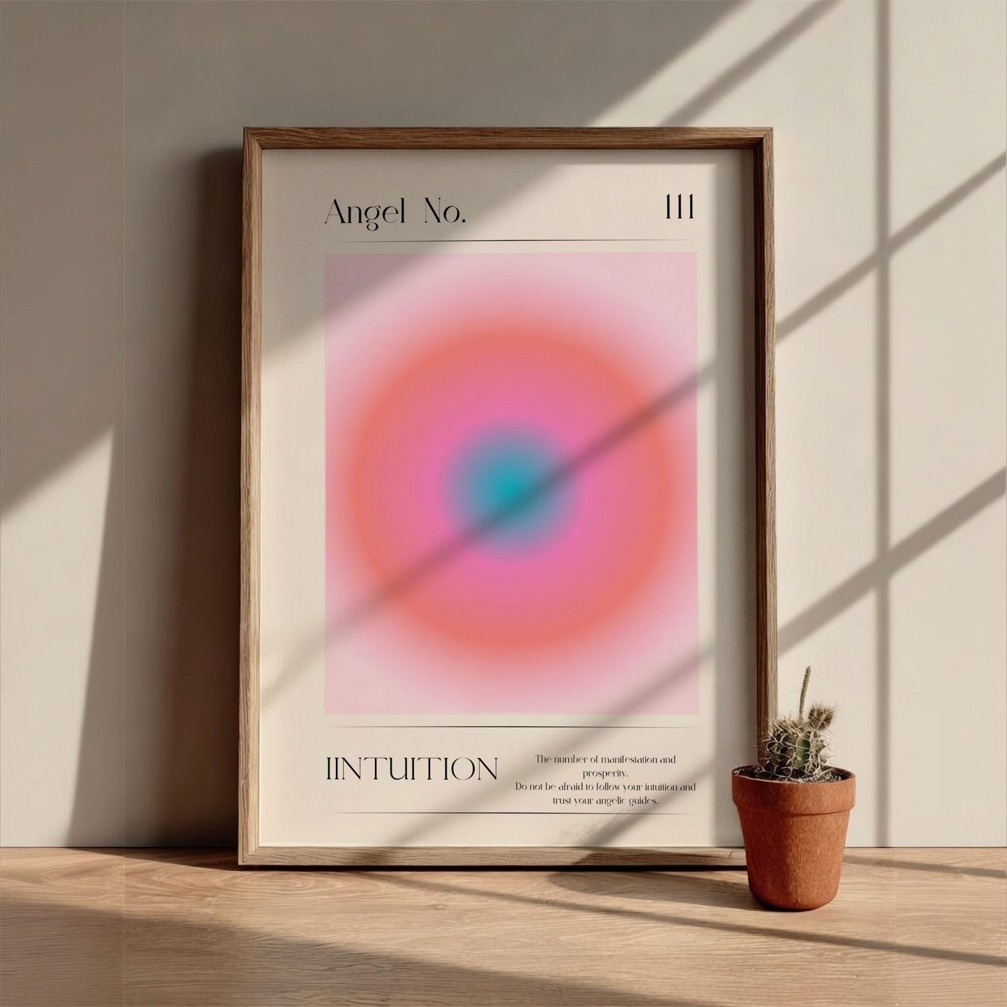 Angel Number 111 - Intuition - Aura Poster