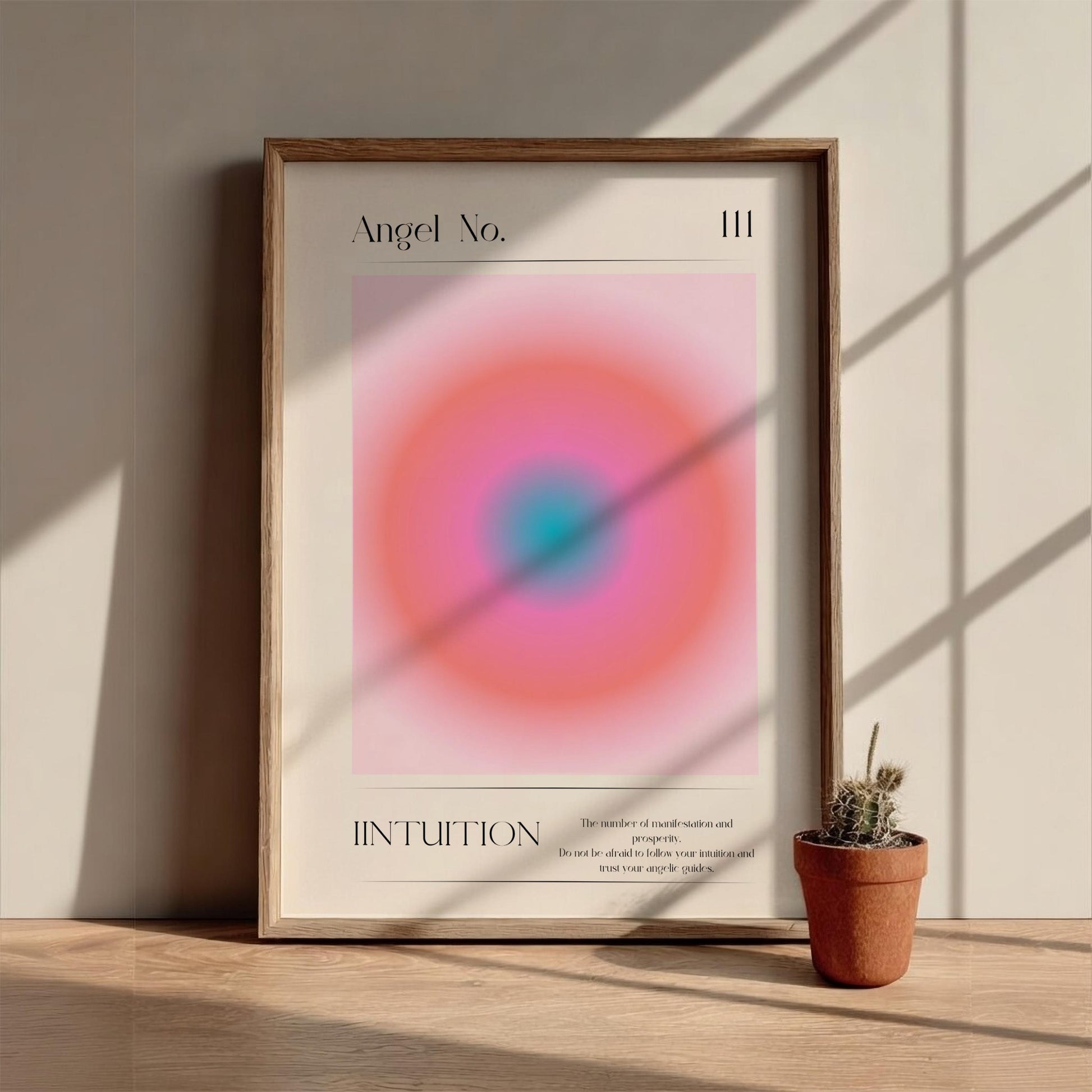 Angel Number 111 - Intuition - Aura Poster