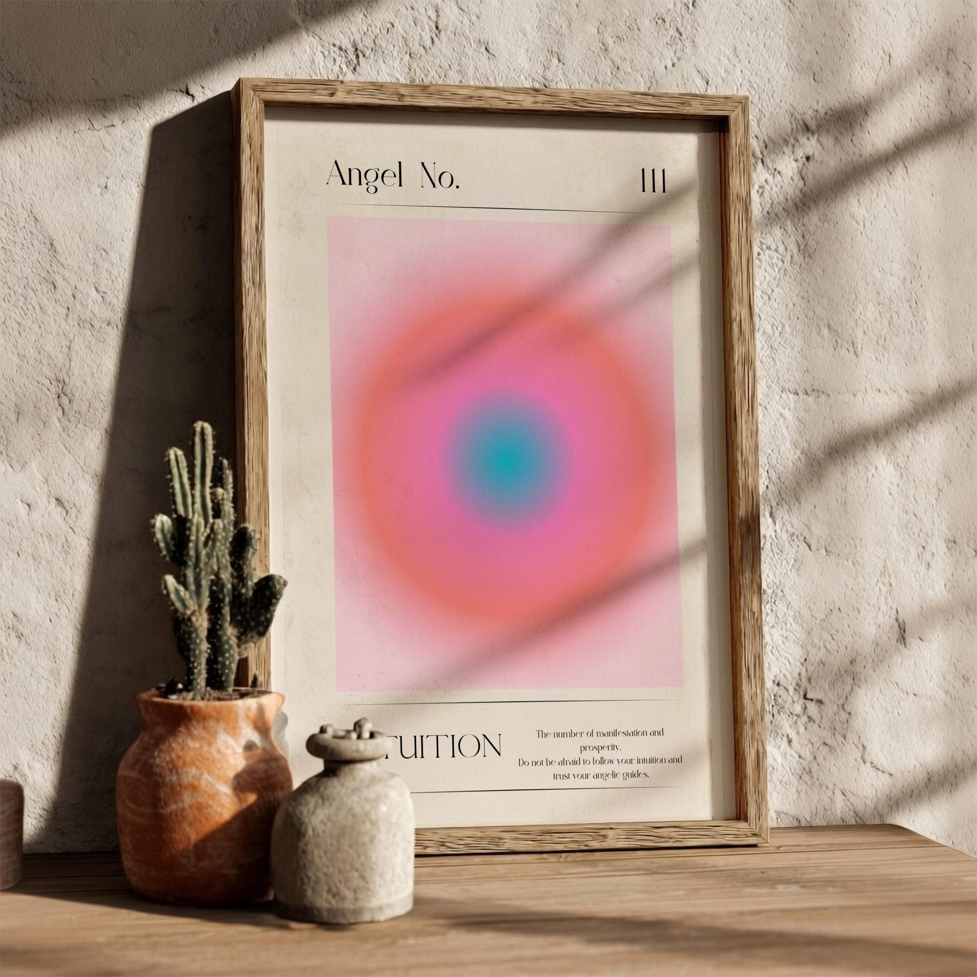 Angel Number 111 - Intuition - Aura Poster