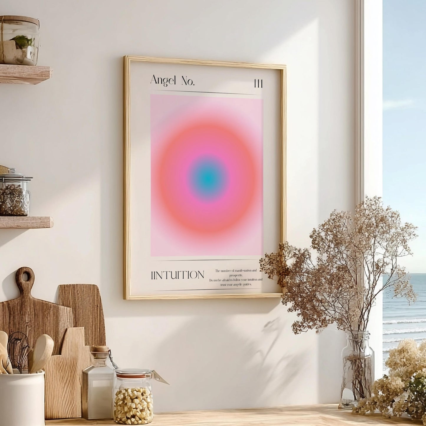 Angel Number 111 - Intuition - Aura Poster