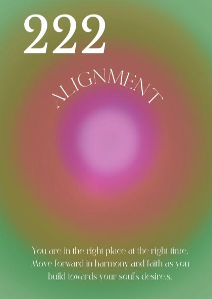 Angel no. 222 - Alignment - Full Aura