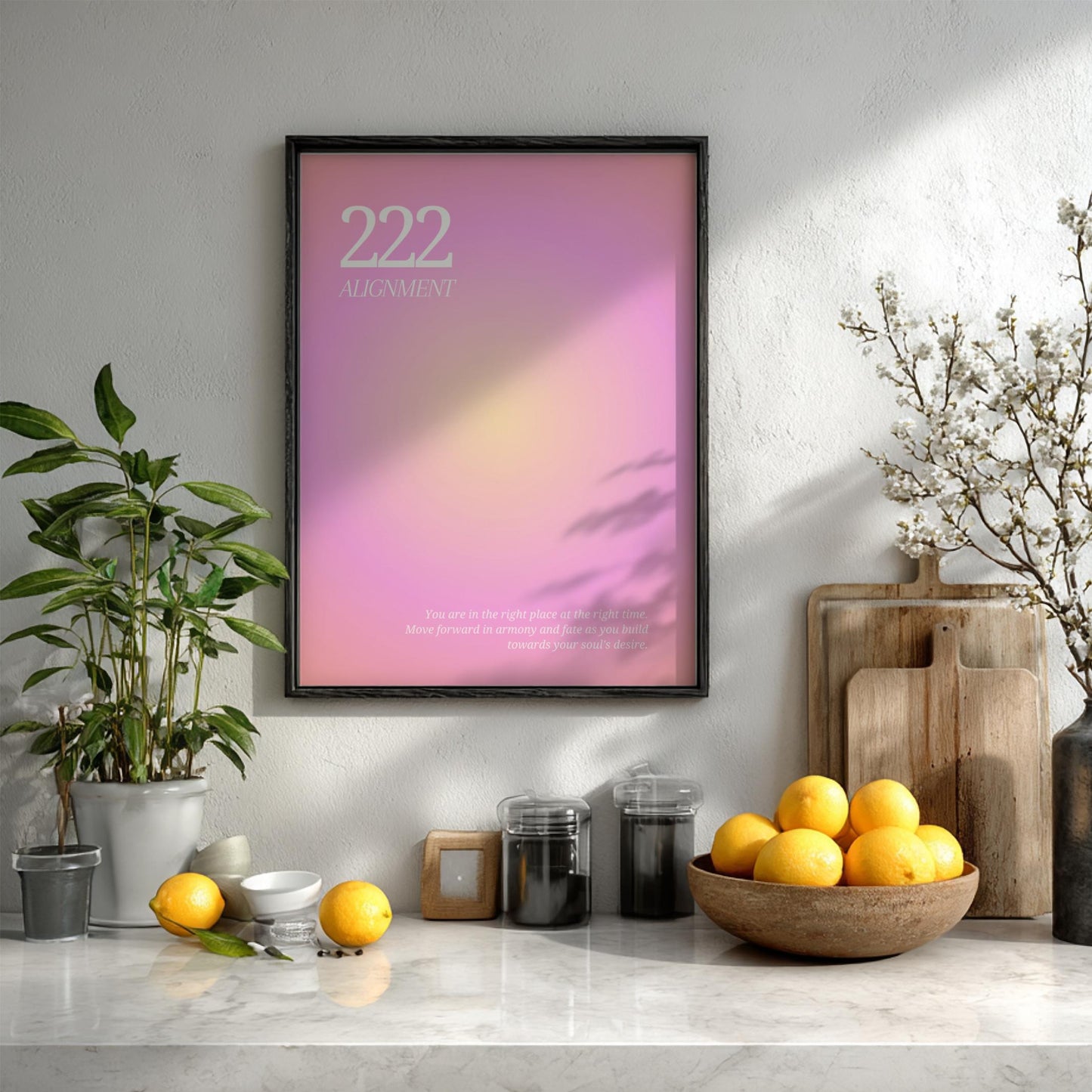 222 Alignment - The Infinite Spectrum Full Aura Poster