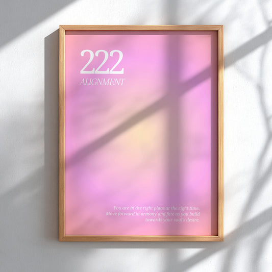 222 Alignment - The Infinite Spectrum Full Aura Poster