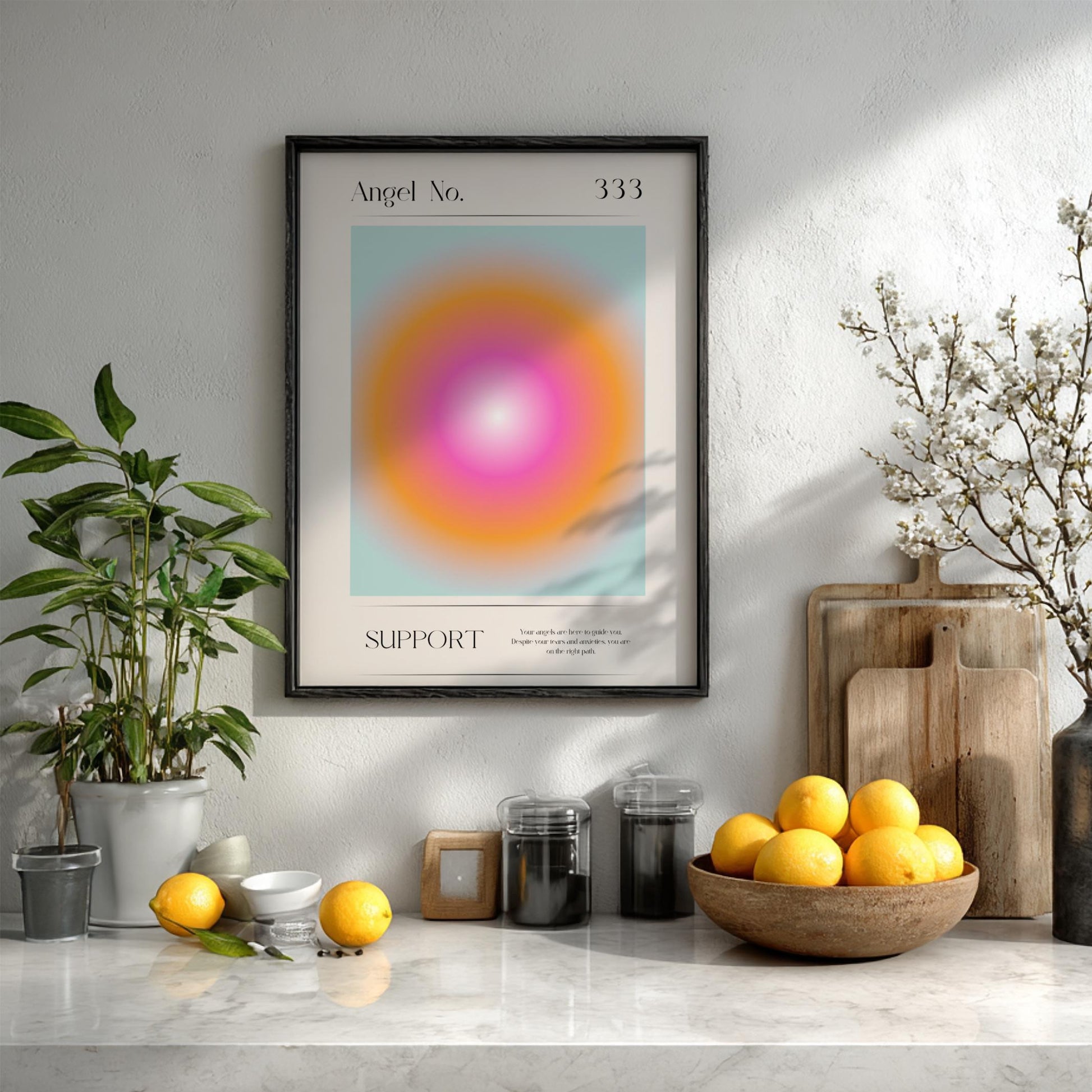 Angel no. 333 - Support - Aura Poster