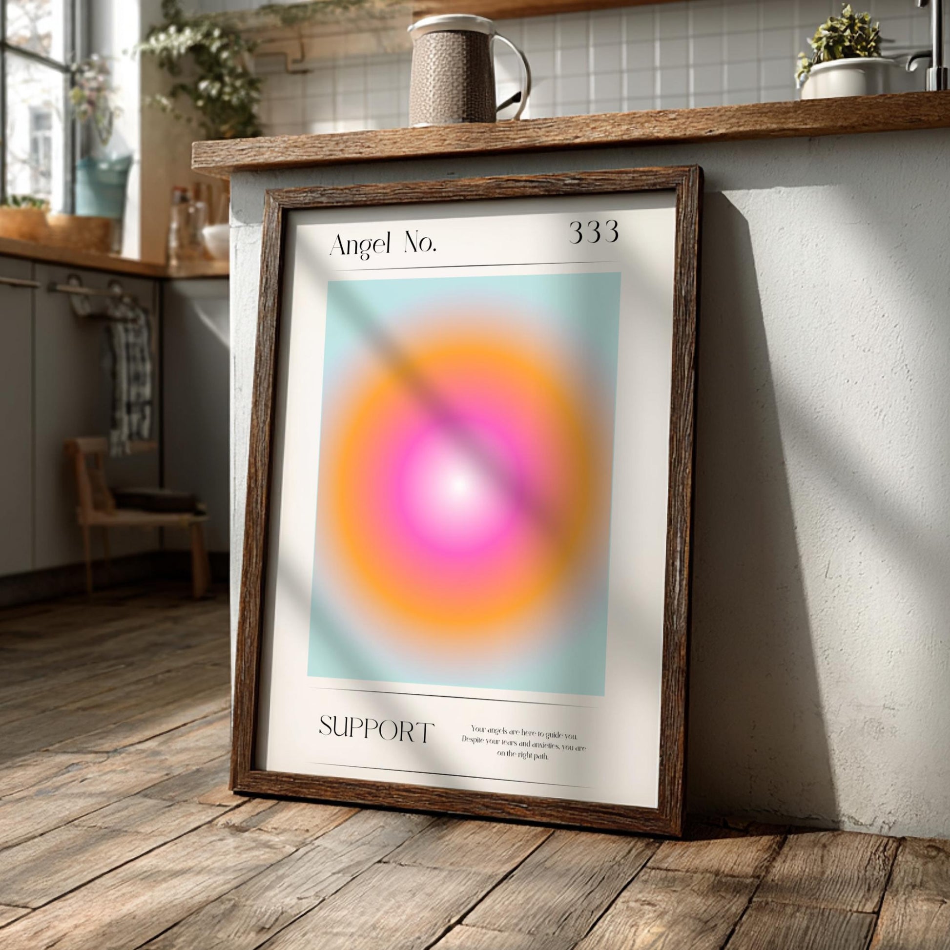 Angel no. 333 - Support - Aura Poster