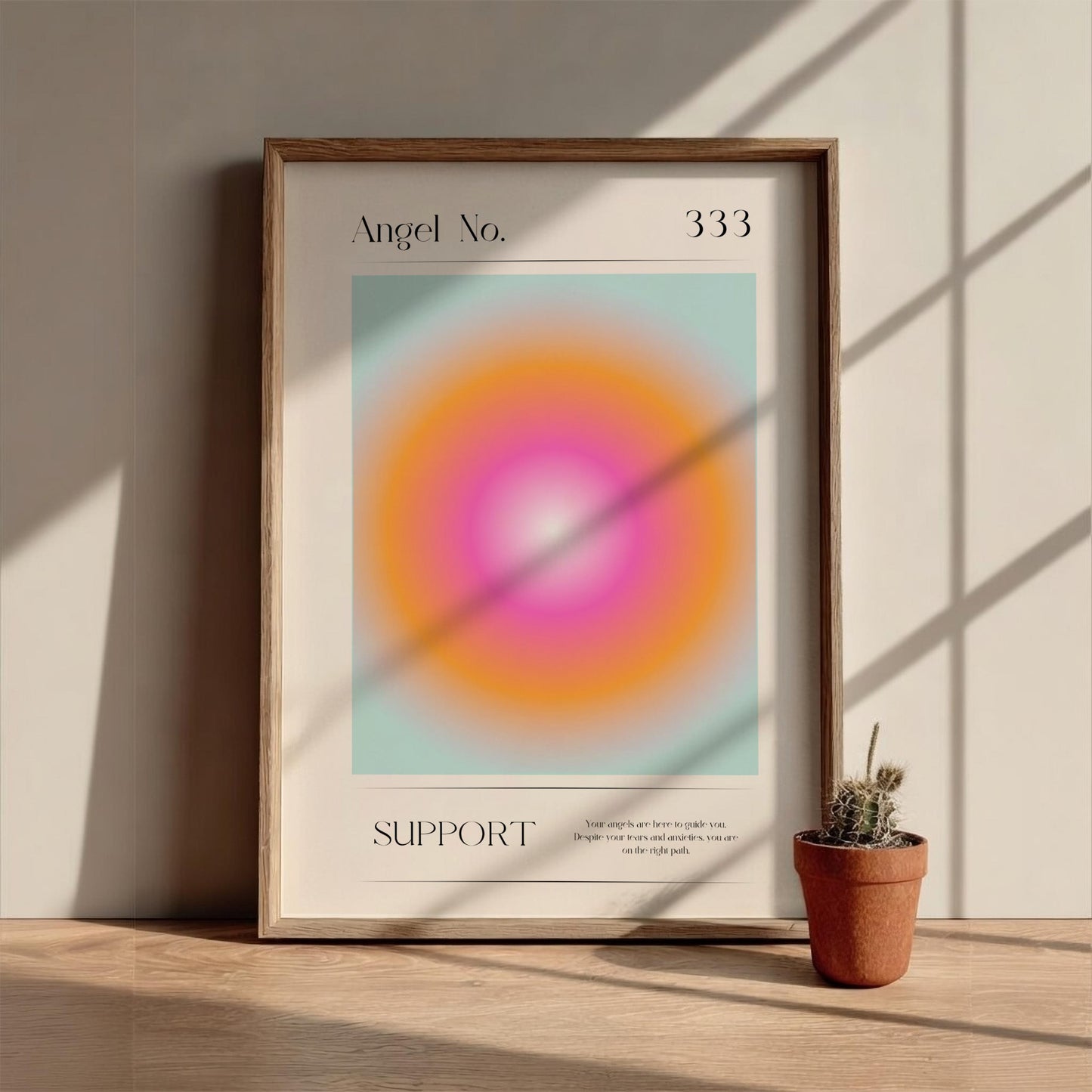 Angel no. 333 - Support - Aura Poster