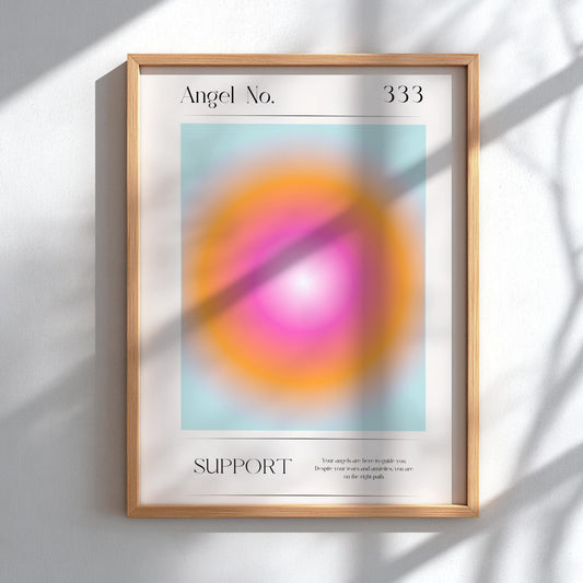 Angel no. 333 - Support - Aura Poster