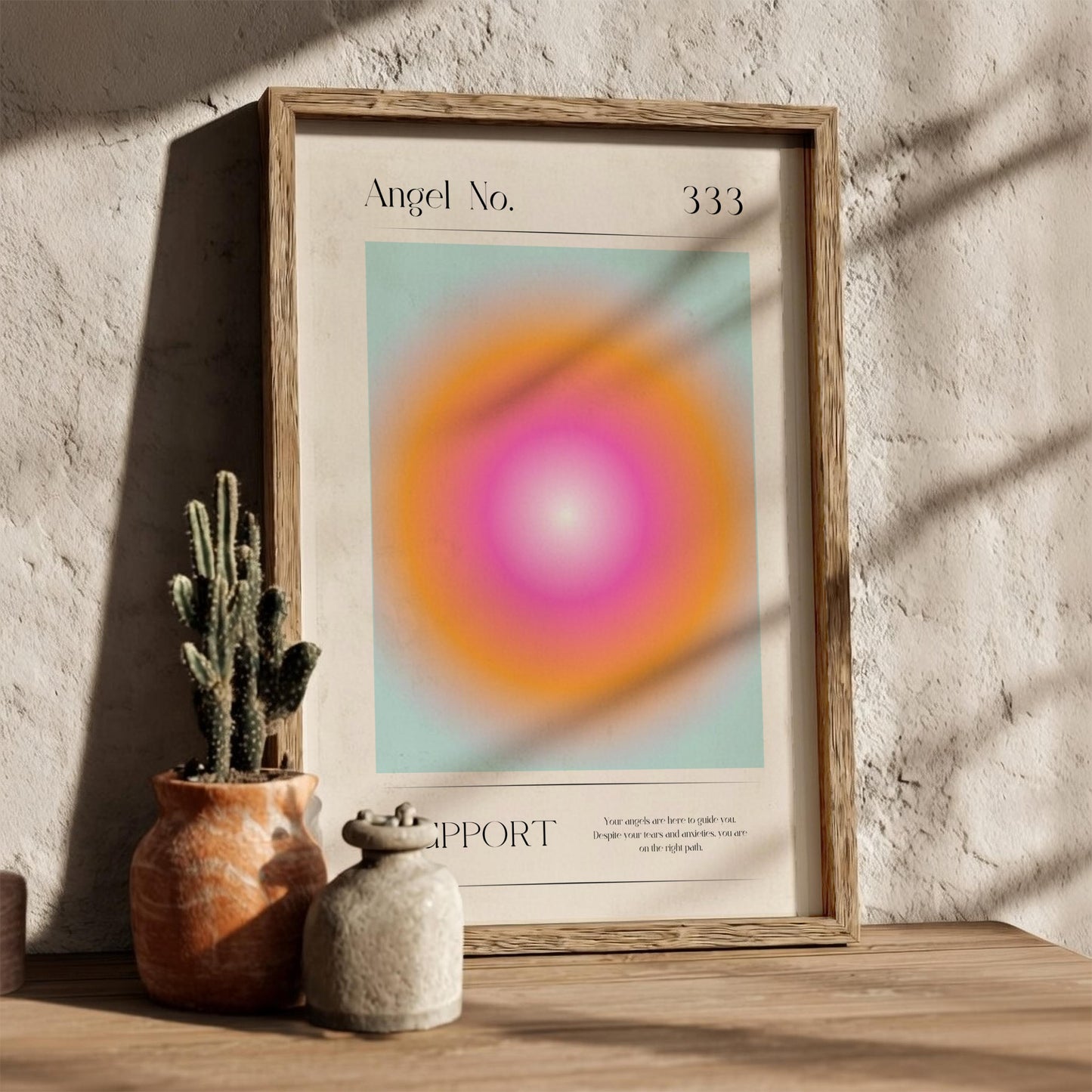Angel no. 333 - Support - Aura Poster