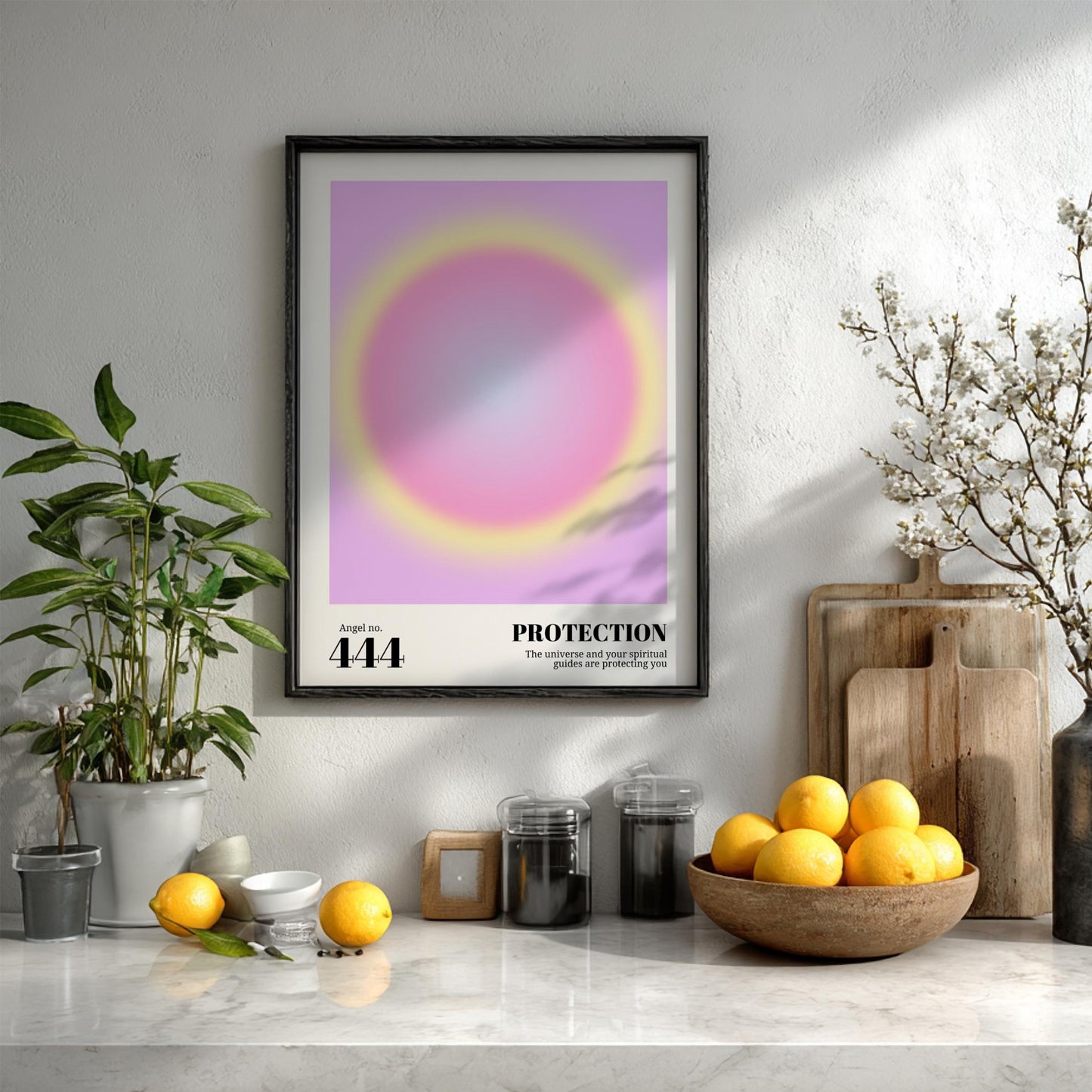 Angel no. 444 - Protection - Full Aura Art Print
