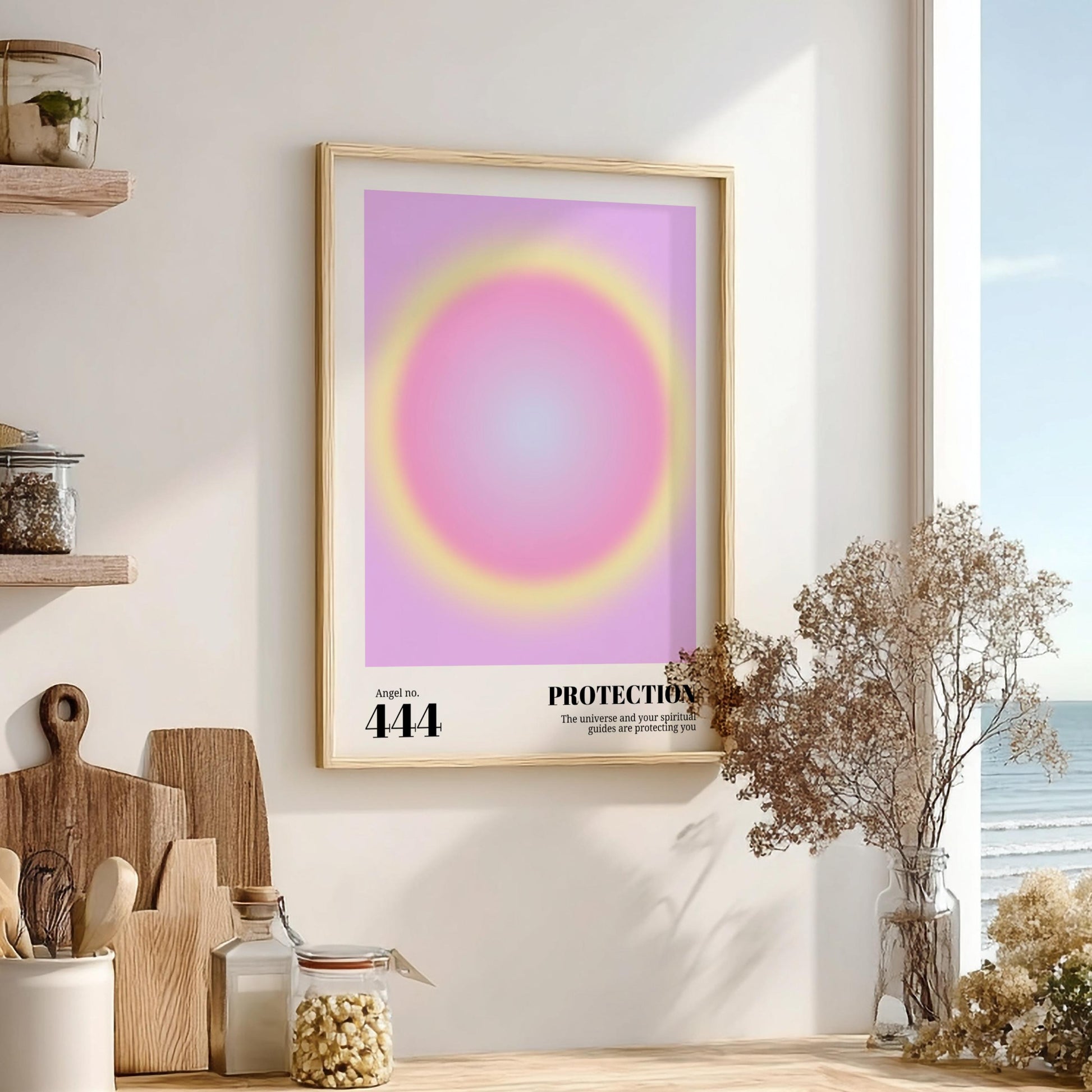 Angel no. 444 - Protection - Full Aura Art Print