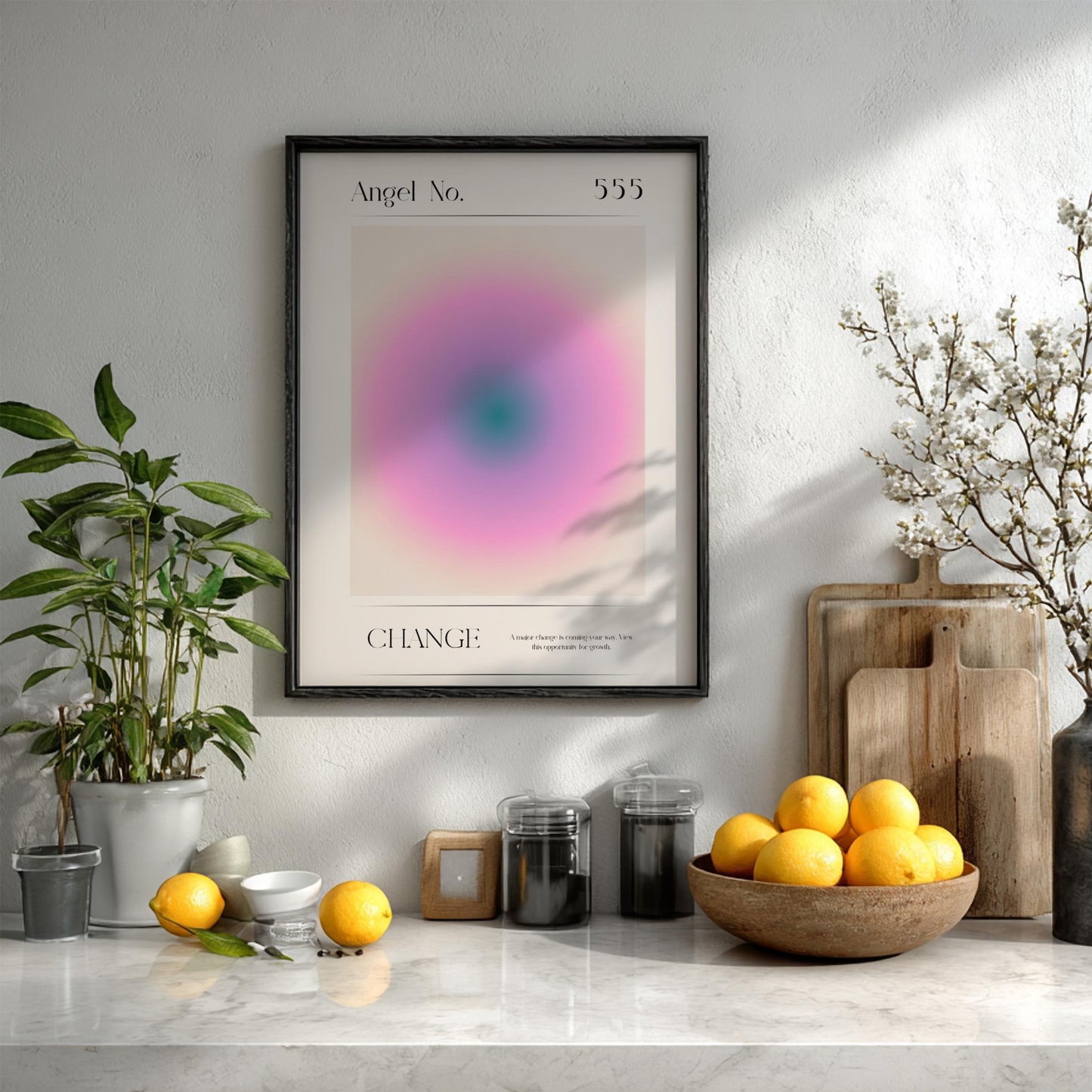 Angel no. 555 - Change - Aura Art Print