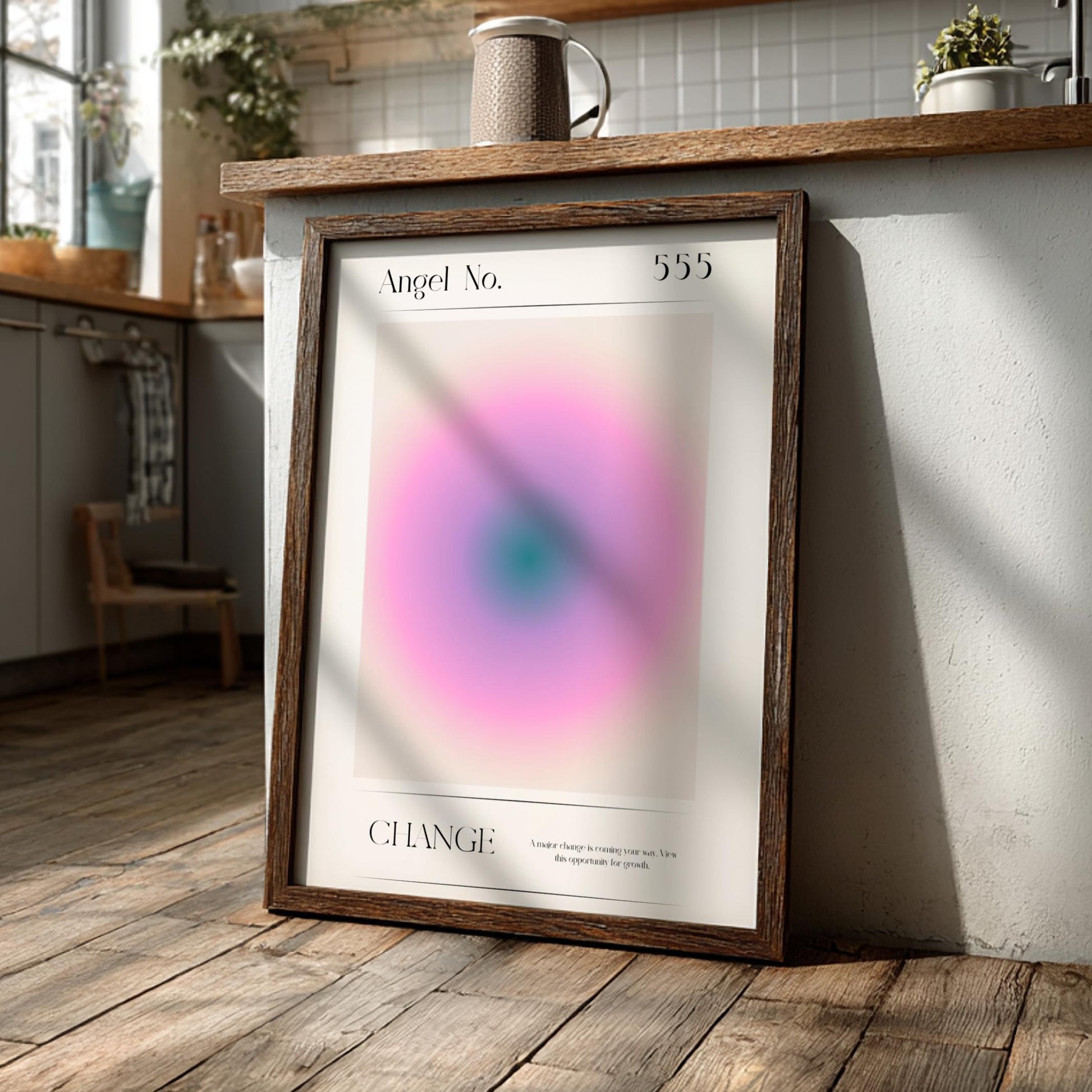 Angel no. 555 - Change - Aura Art Print