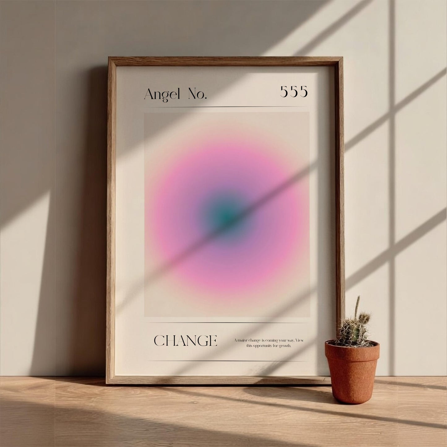 Angel no. 555 - Change - Aura Art Print