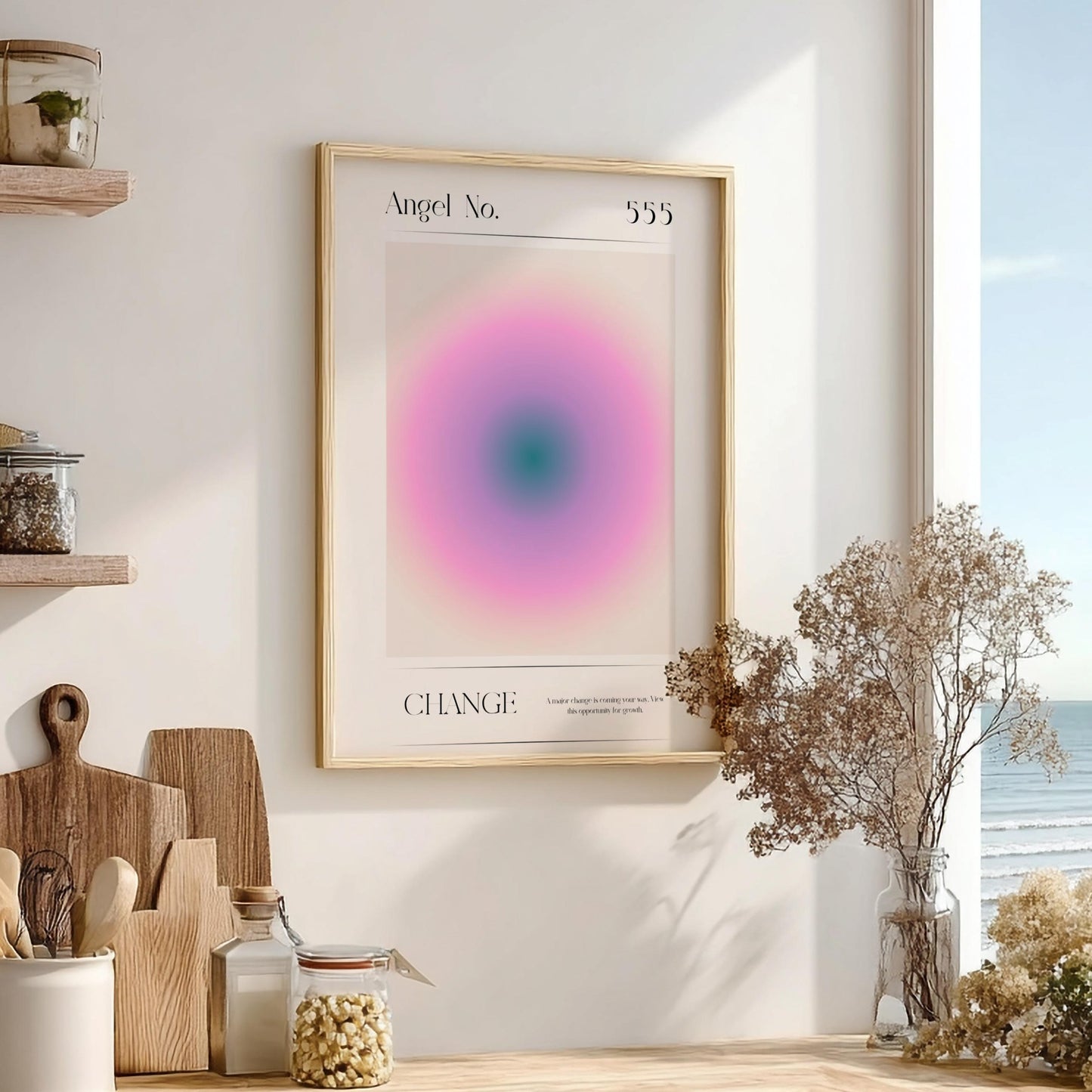 Angel no. 555 - Change - Aura Art Print