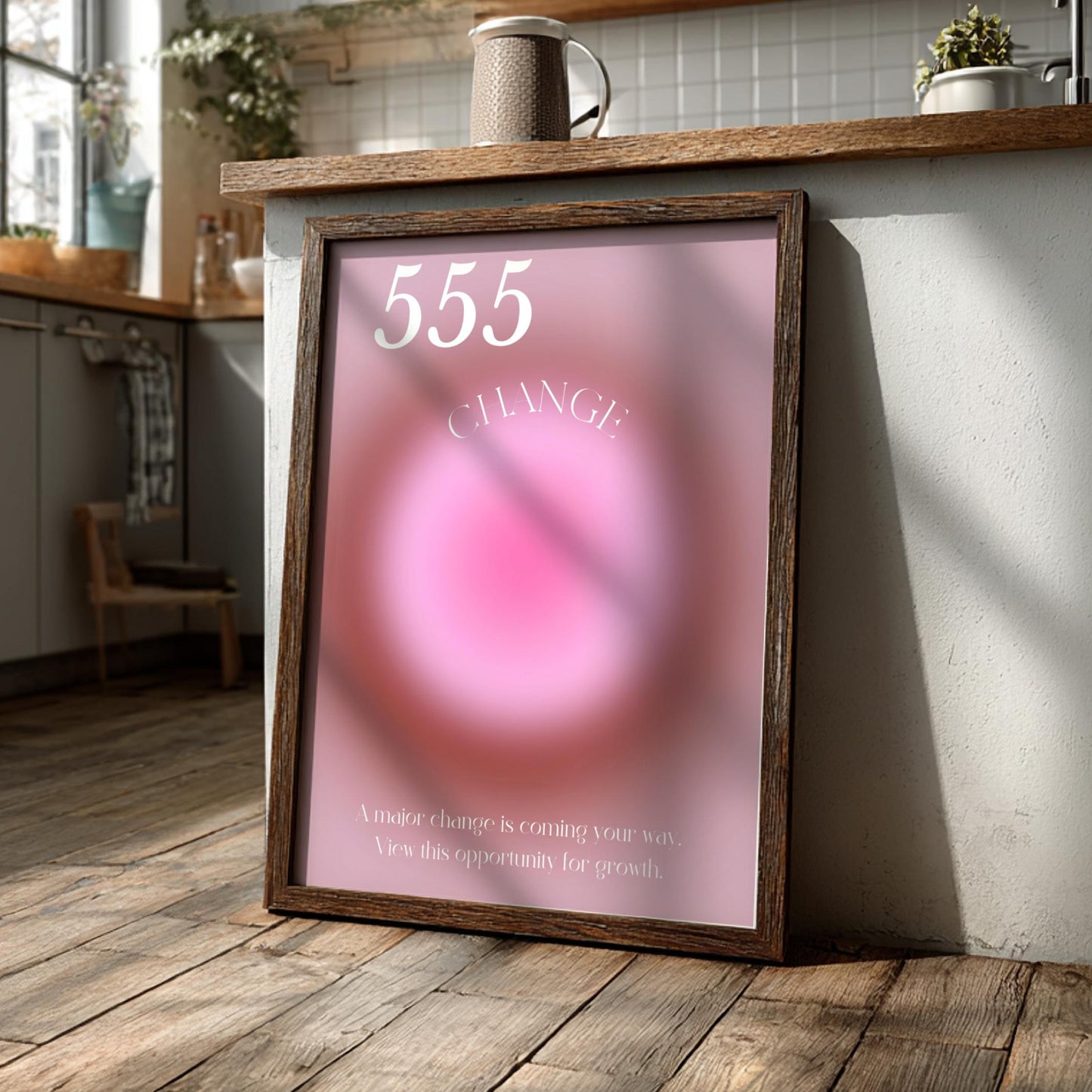The Catalyst Shift - Angel no. 555 - Change - Aura Art Print