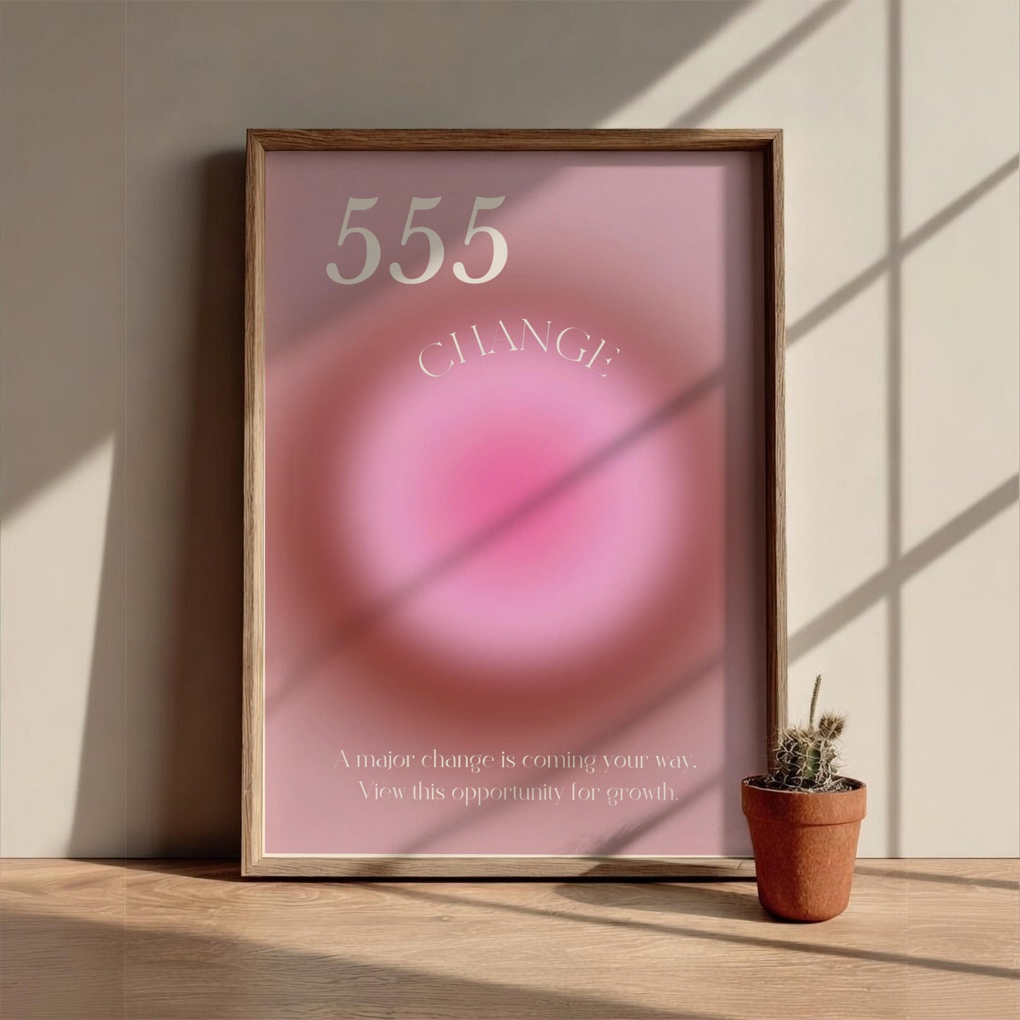 The Catalyst Shift - Angel no. 555 - Change - Aura Art Print