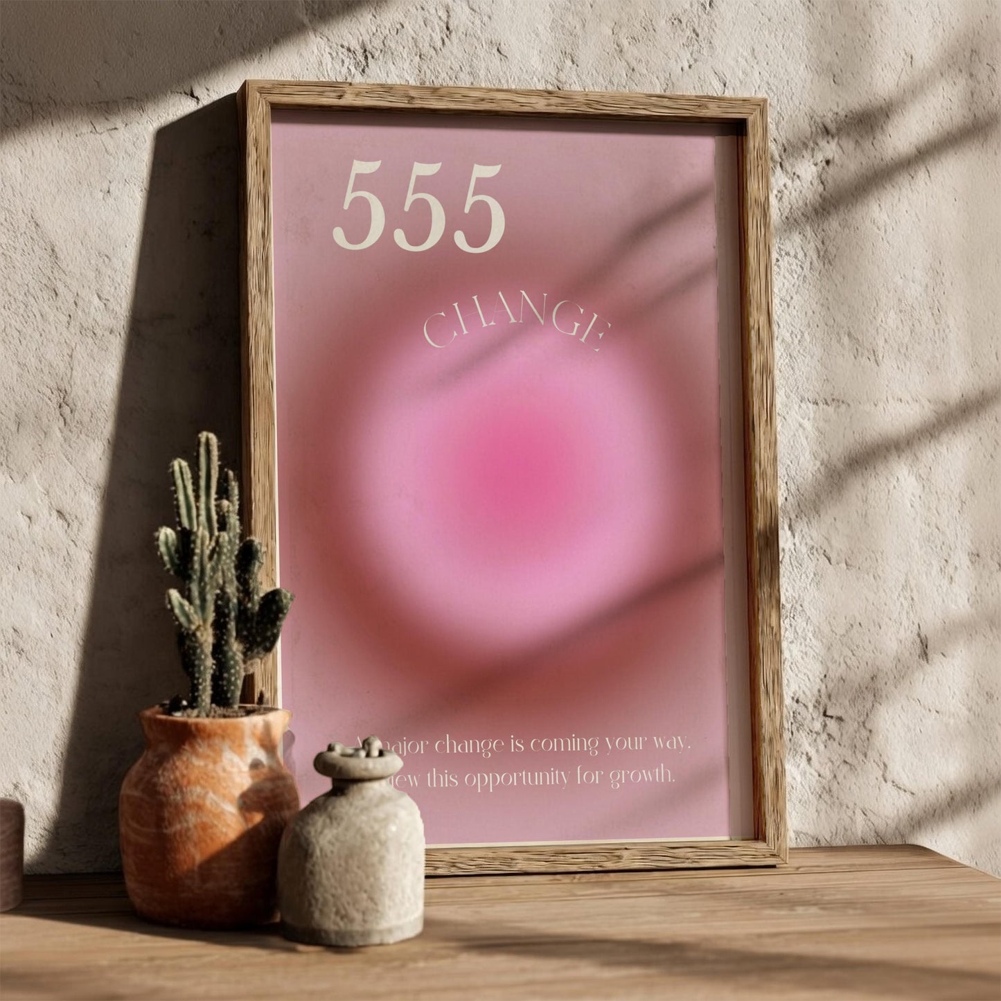 The Catalyst Shift - Angel no. 555 - Change - Aura Art Print