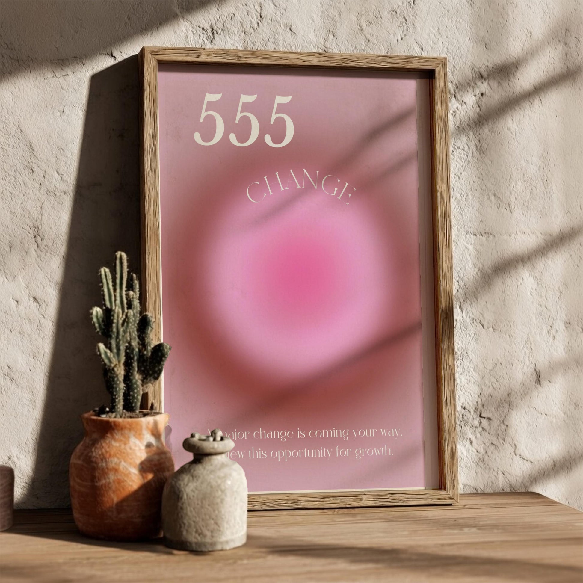 The Catalyst Shift - Angel no. 555 - Change - Aura Art Print