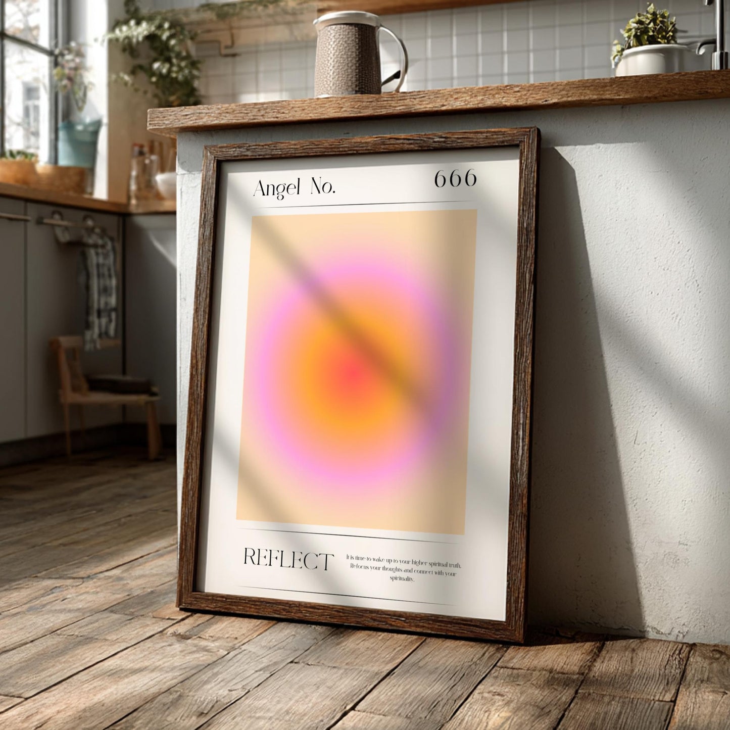 Angel no. 666 - Reflect - Aura Art Print