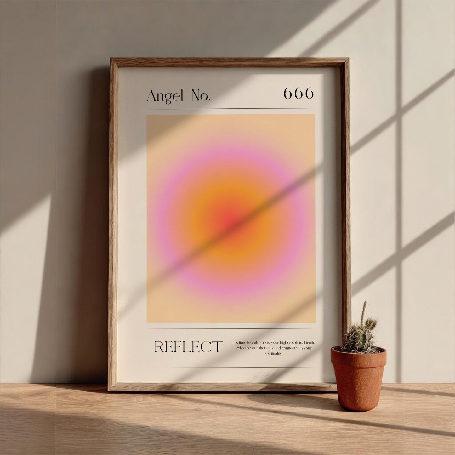 Angel no. 666 - Reflect - Aura Art Print