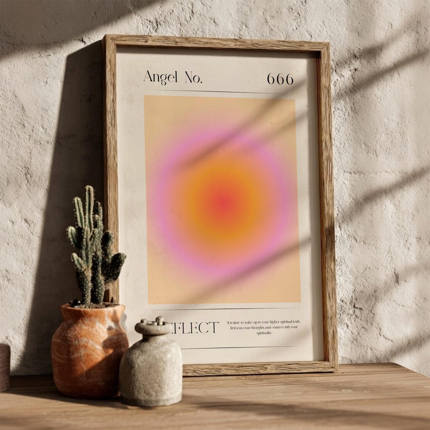 Angel no. 666 - Reflect - Aura Art Print