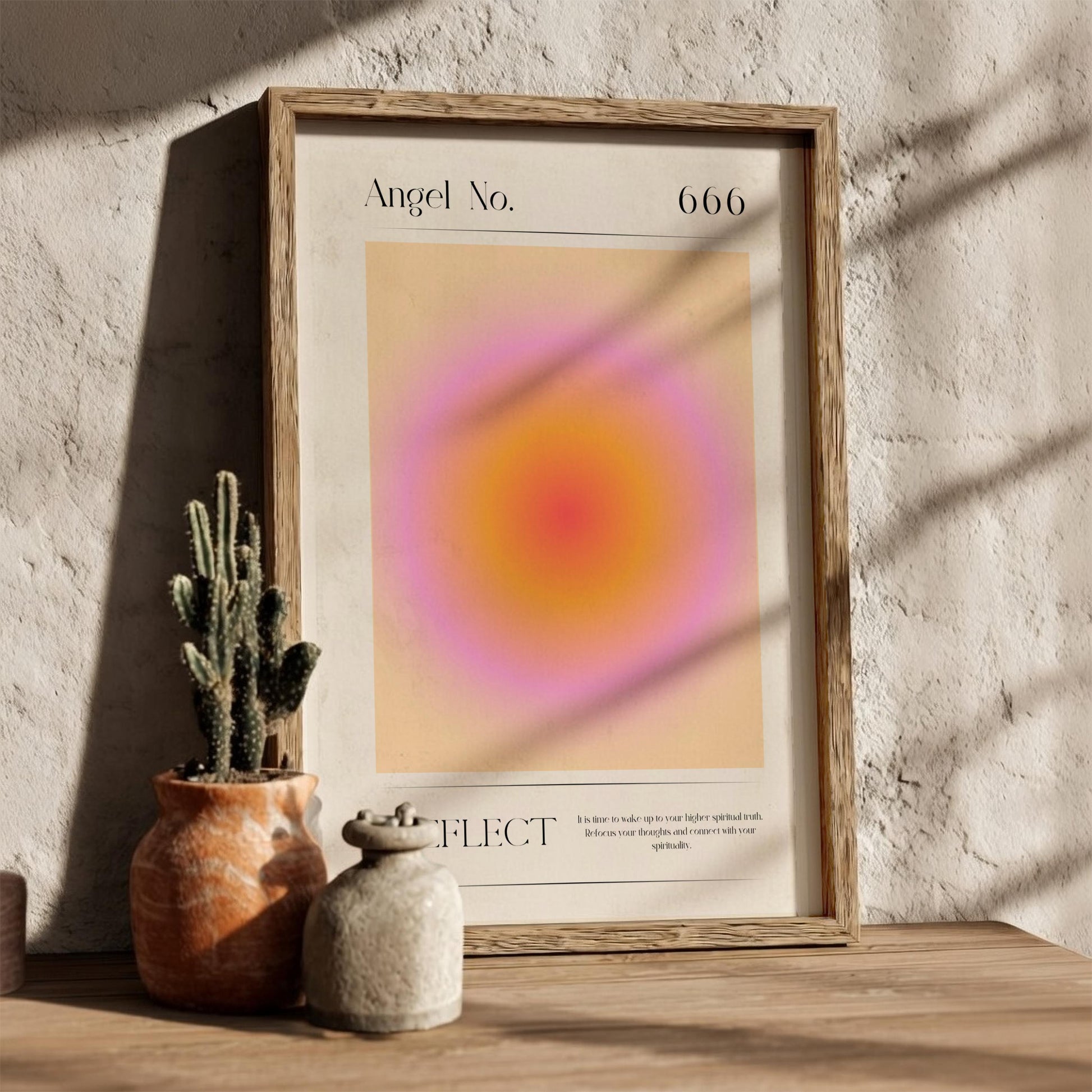 Angel no. 666 - Reflect - Aura Art Print