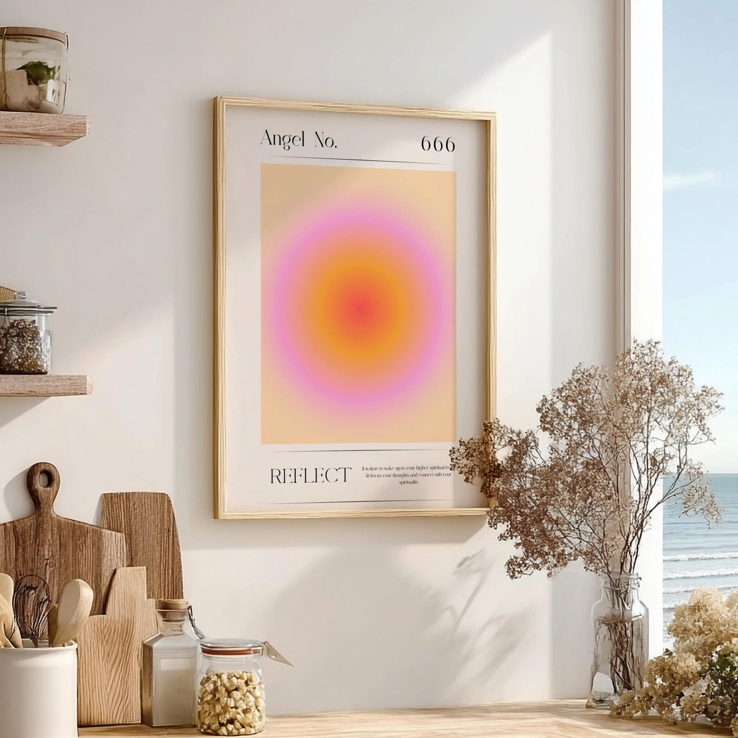 Angel no. 666 - Reflect - Aura Art Print