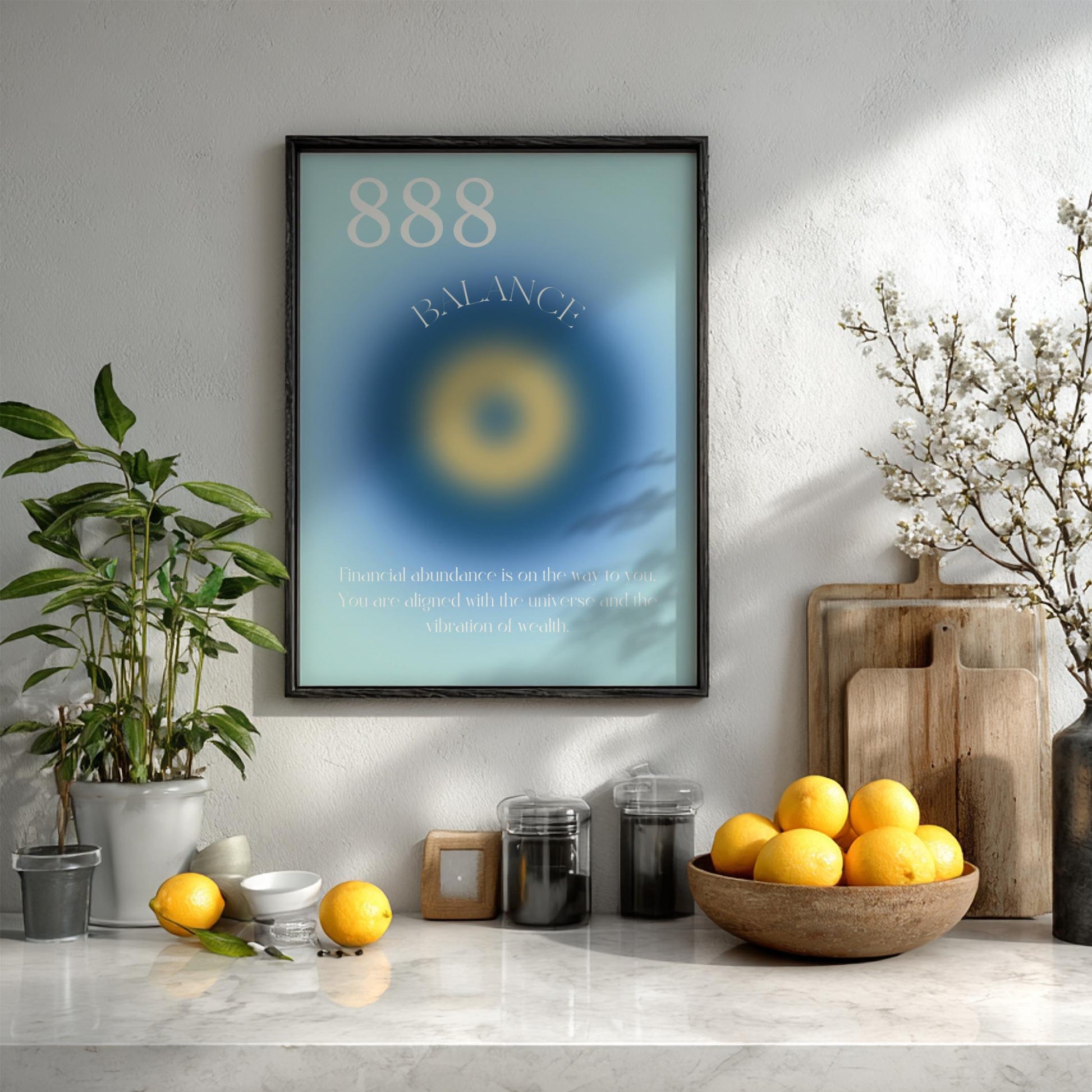 Angel no. 888 - Balance - Aura Art Print