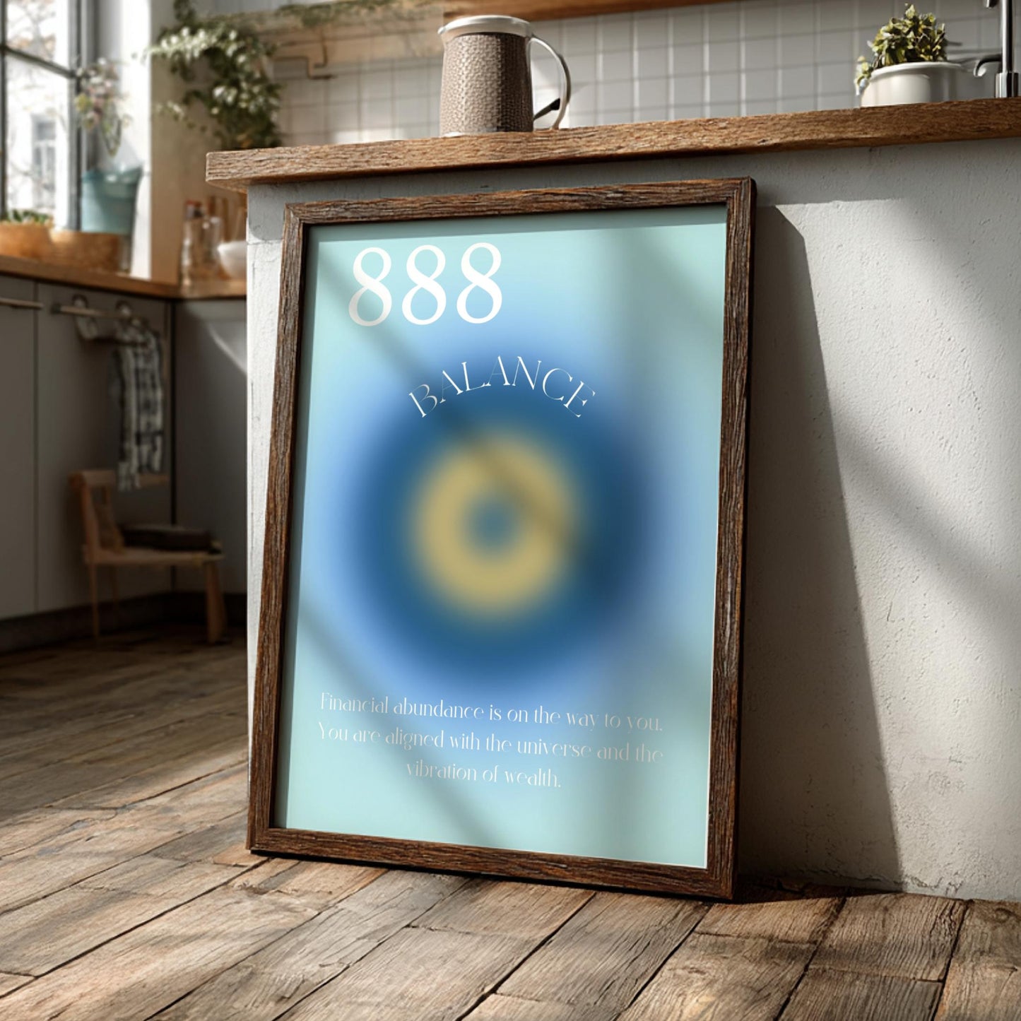 Angel no. 888 - Balance - Aura Art Print