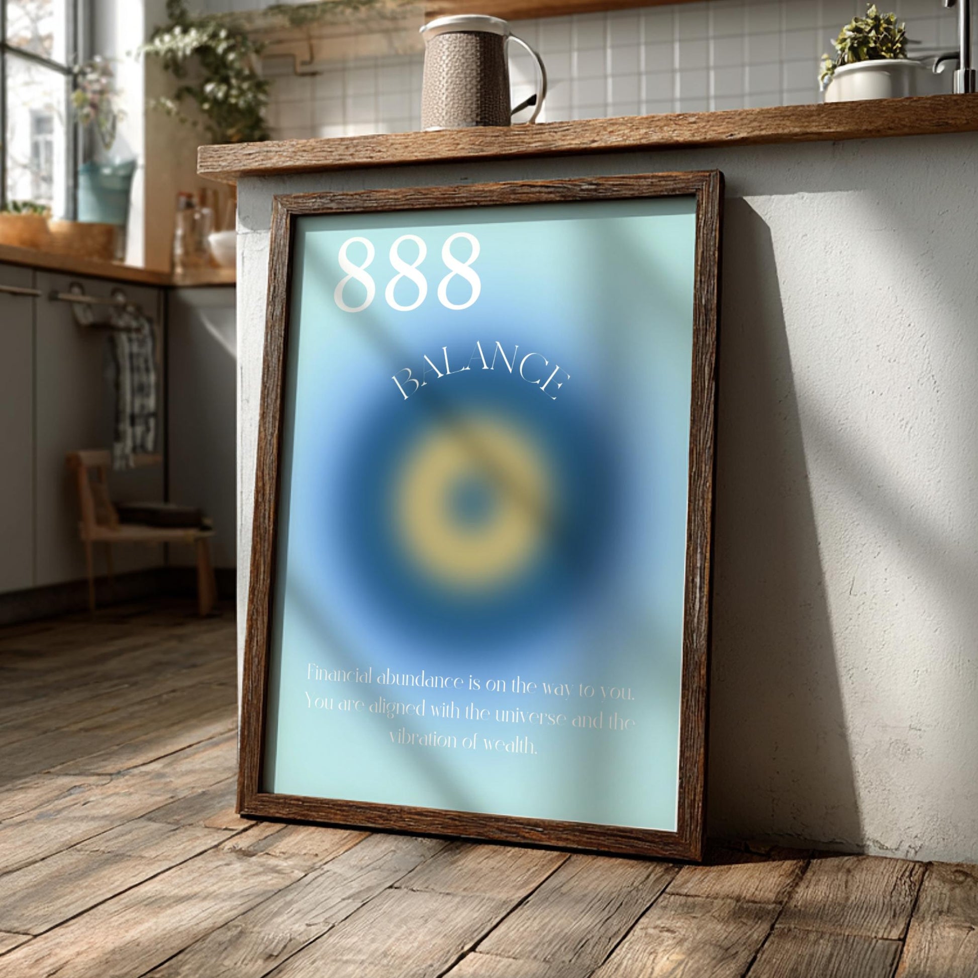 Angel no. 888 - Balance - Aura Art Print