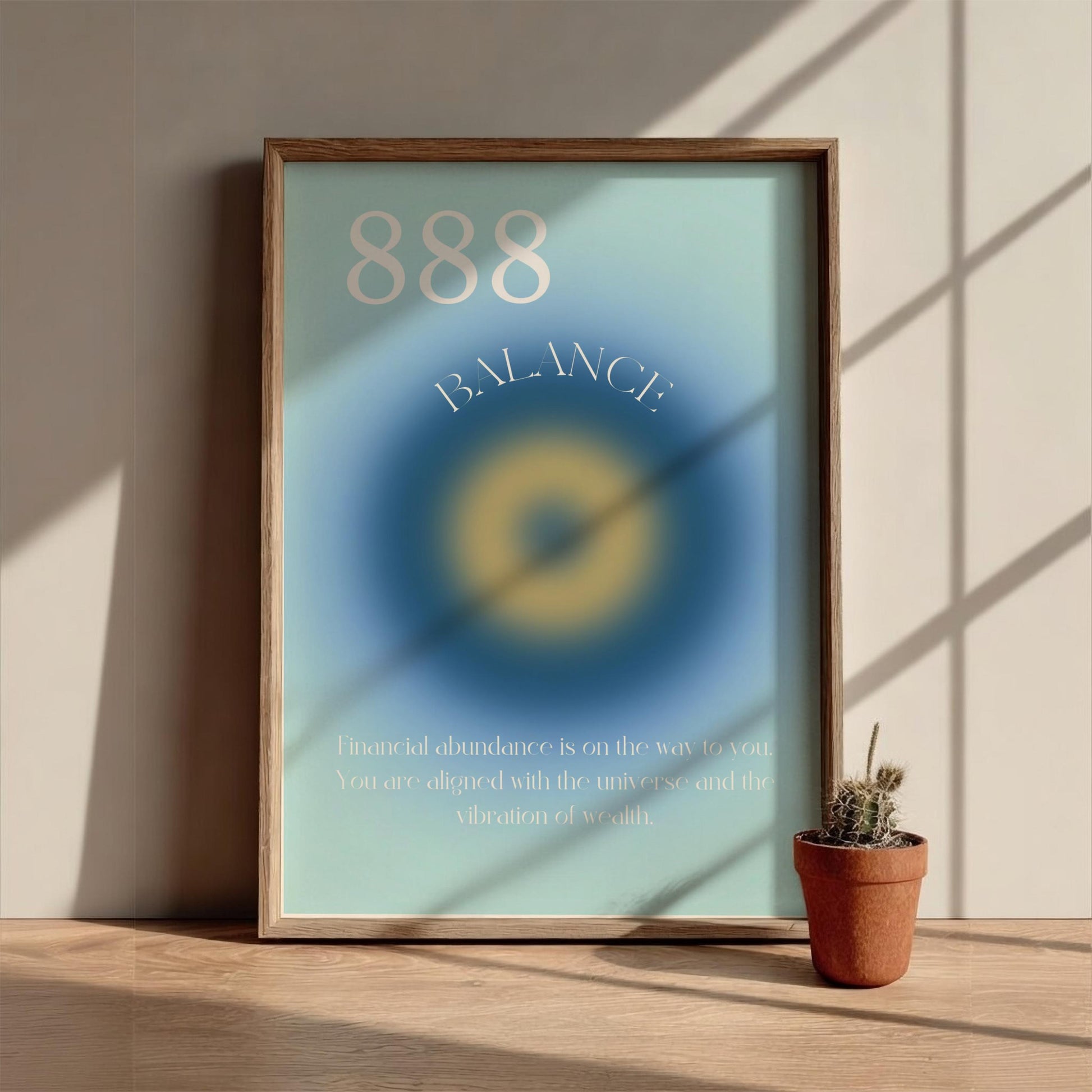Angel no. 888 - Balance - Aura Art Print