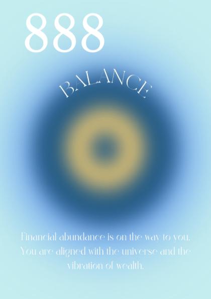 Angel no. 888 - Balance - Aura Art Print