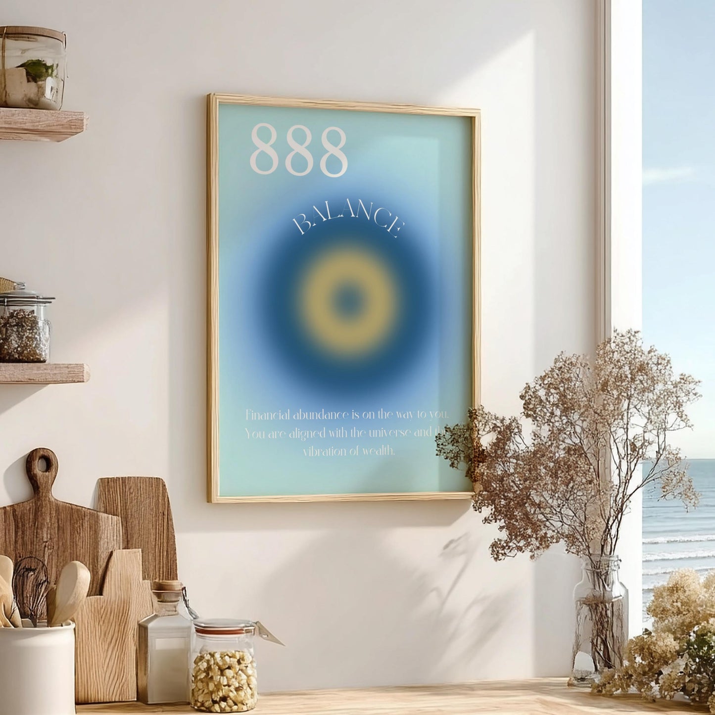 Angel no. 888 - Balance - Aura Art Print