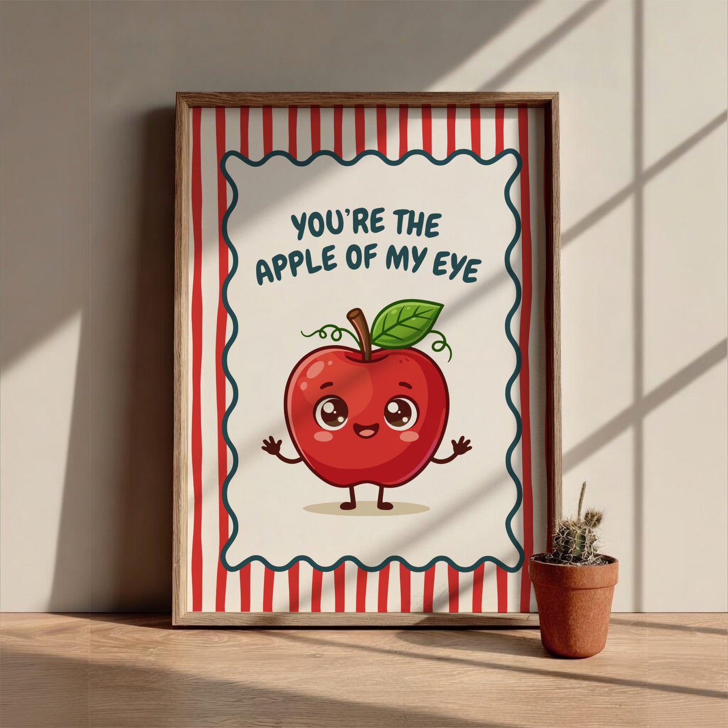 Apple - The Apple of My Eye - Kitchen Aura Art Print