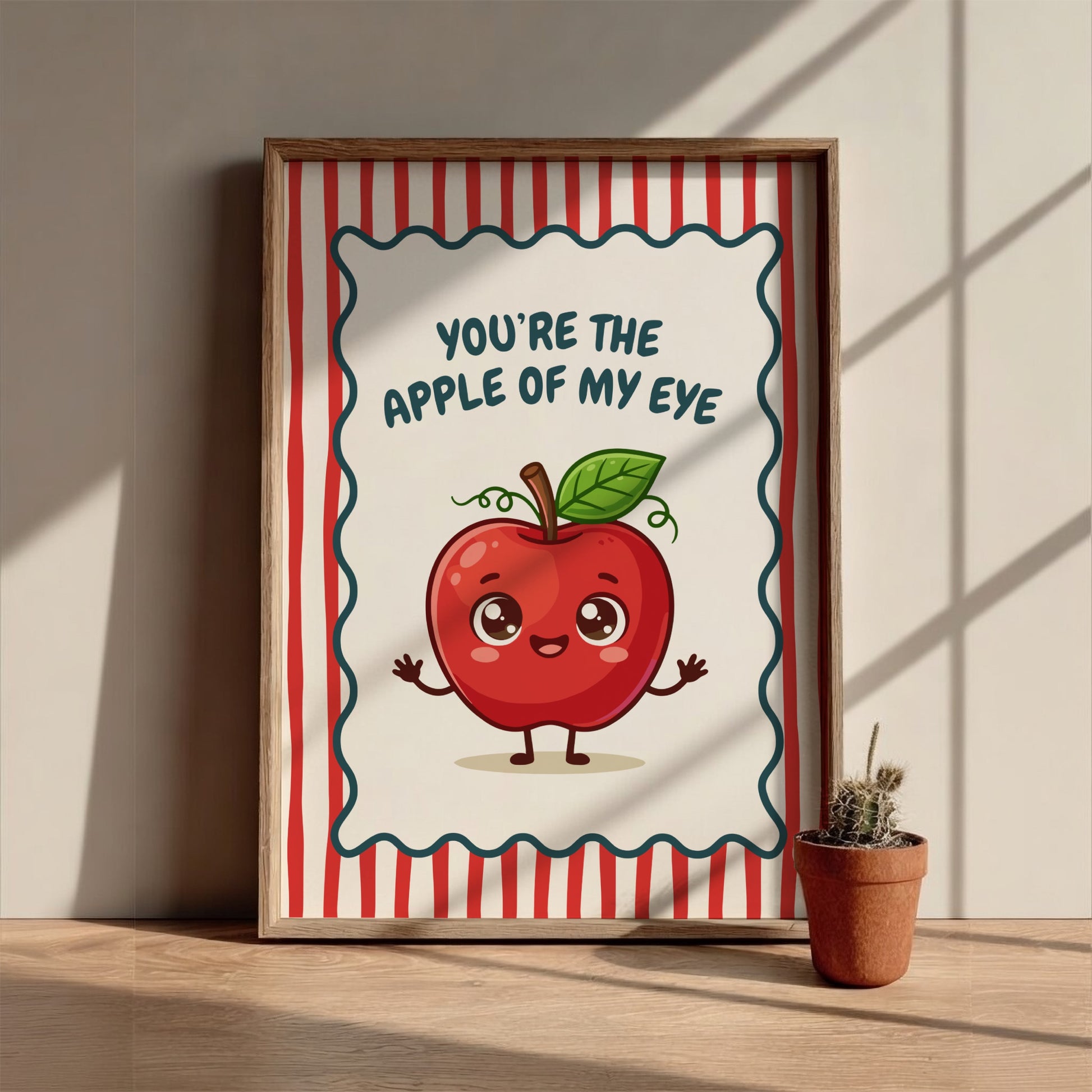 Apple - The Apple of My Eye - Kitchen Aura Art Print