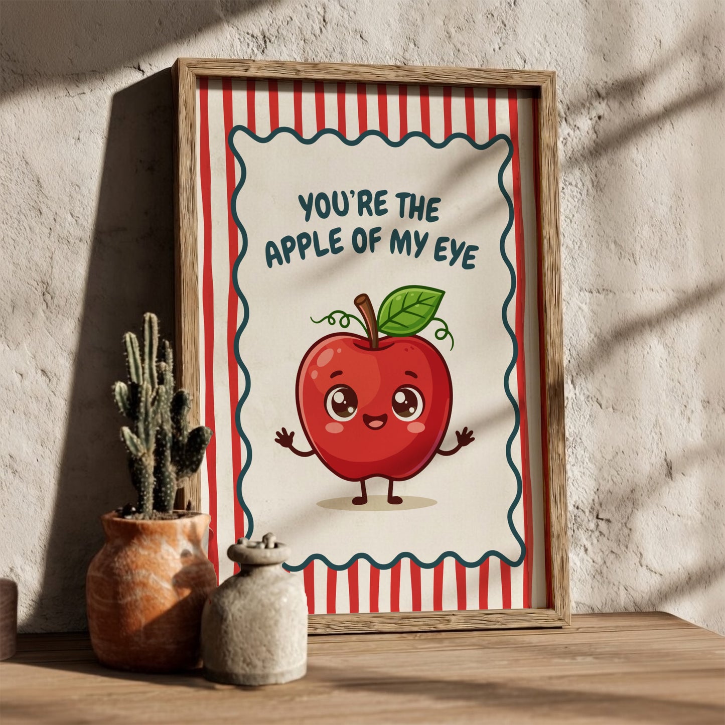 Apple - The Apple of My Eye - Kitchen Aura Art Print