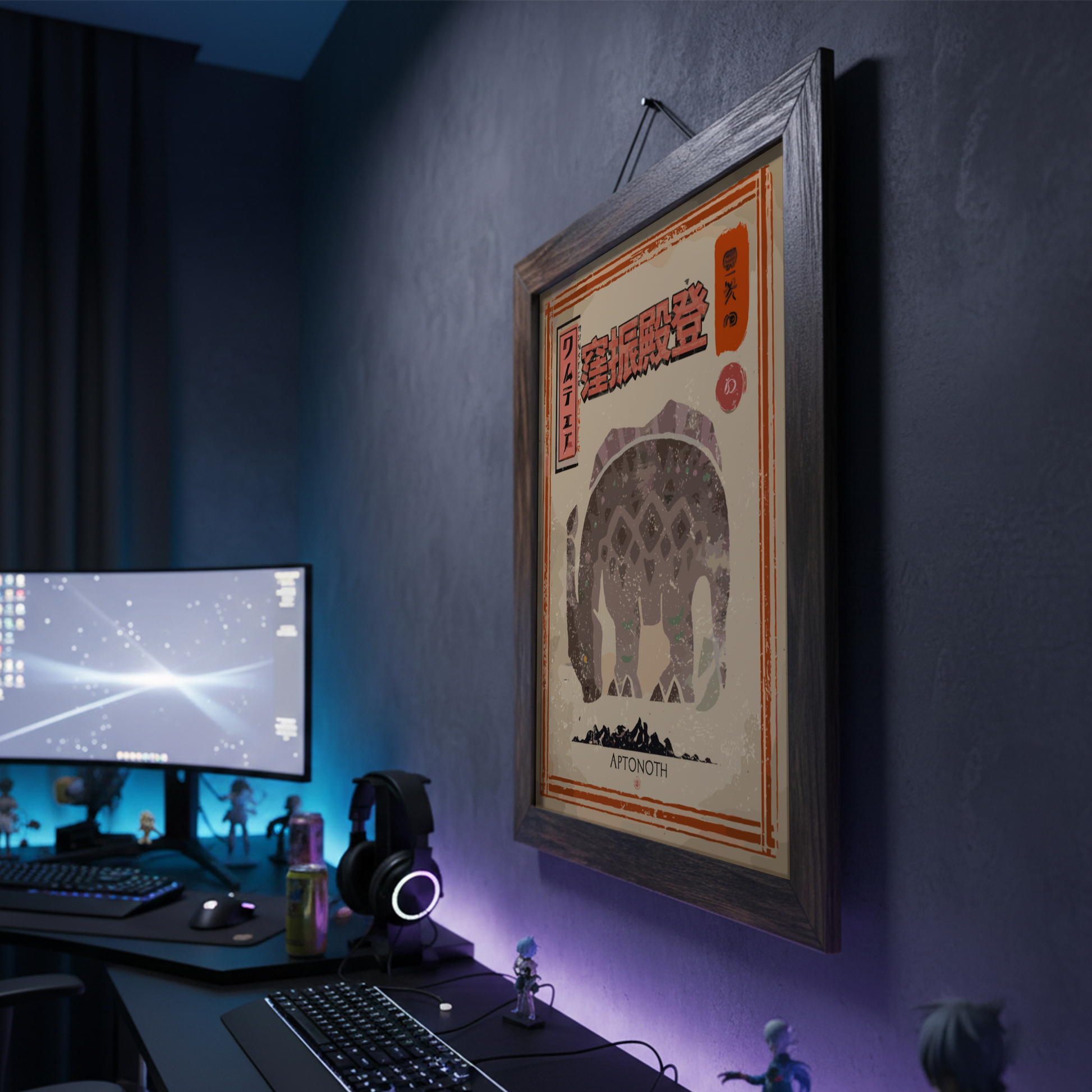 Aptonoth - Monster Hunter Wall Art Print