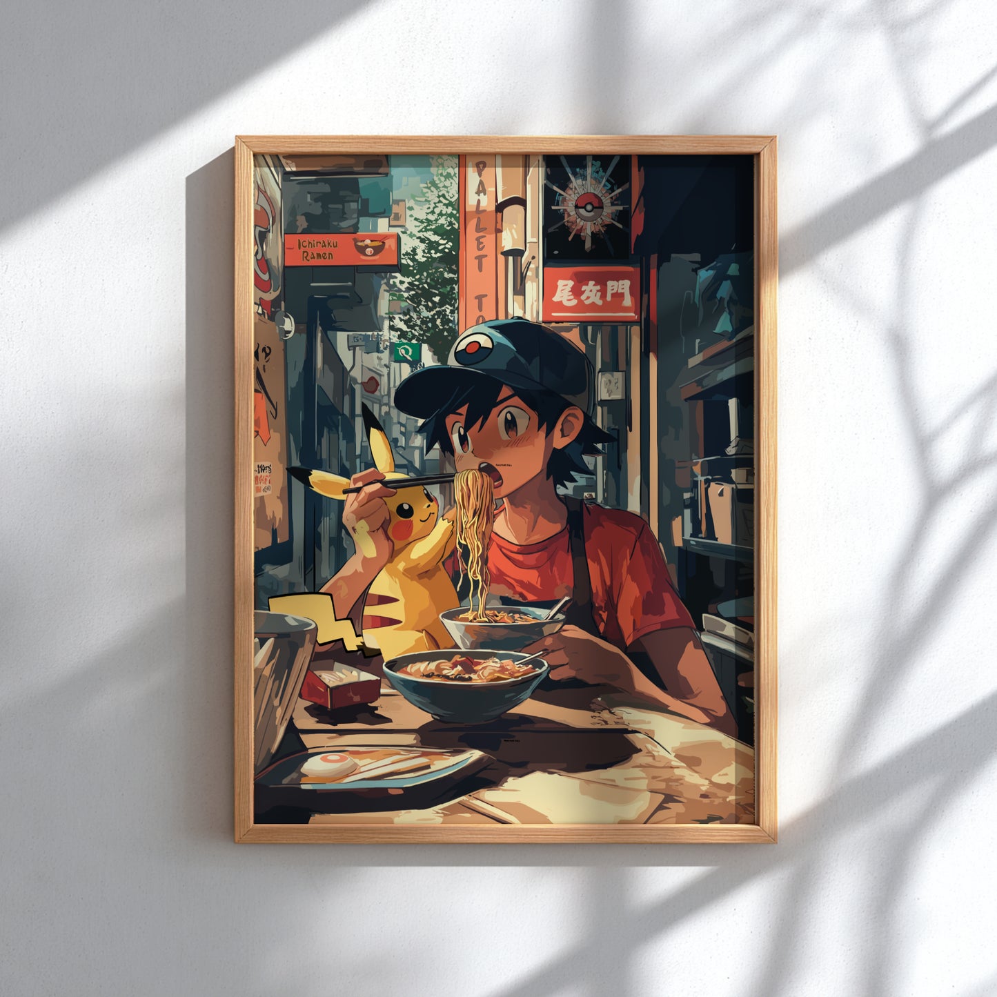 Ash and Pikachu Poster