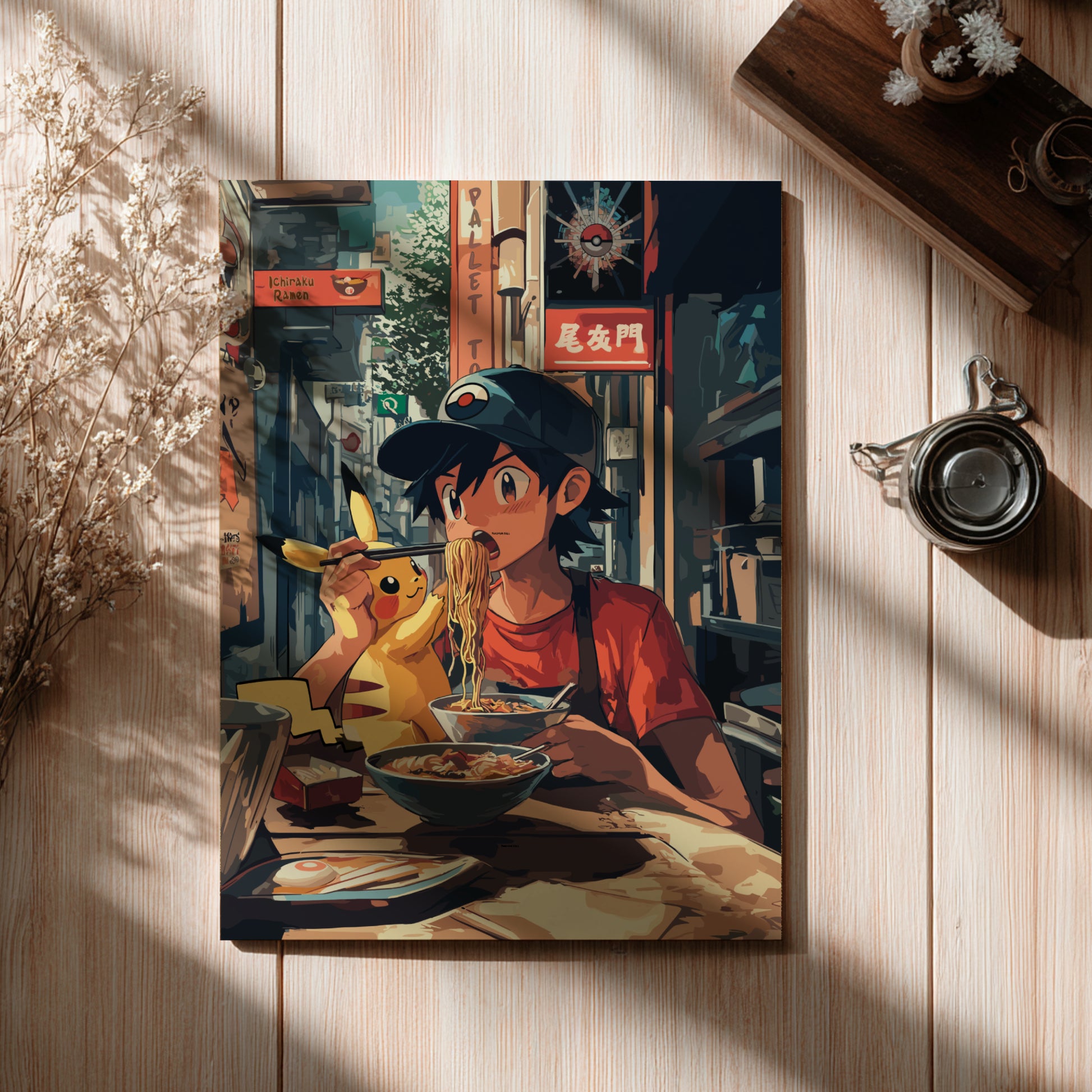 Ash and Pikachu Poster