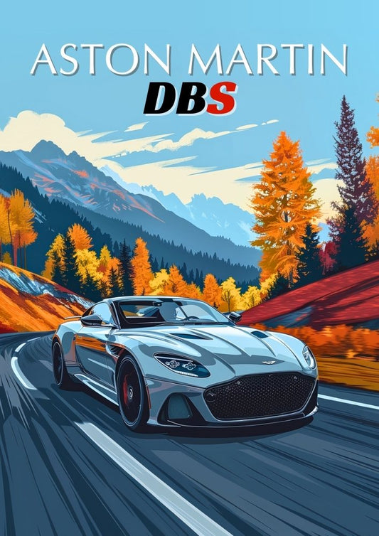 Affiche Aston Martin DBS