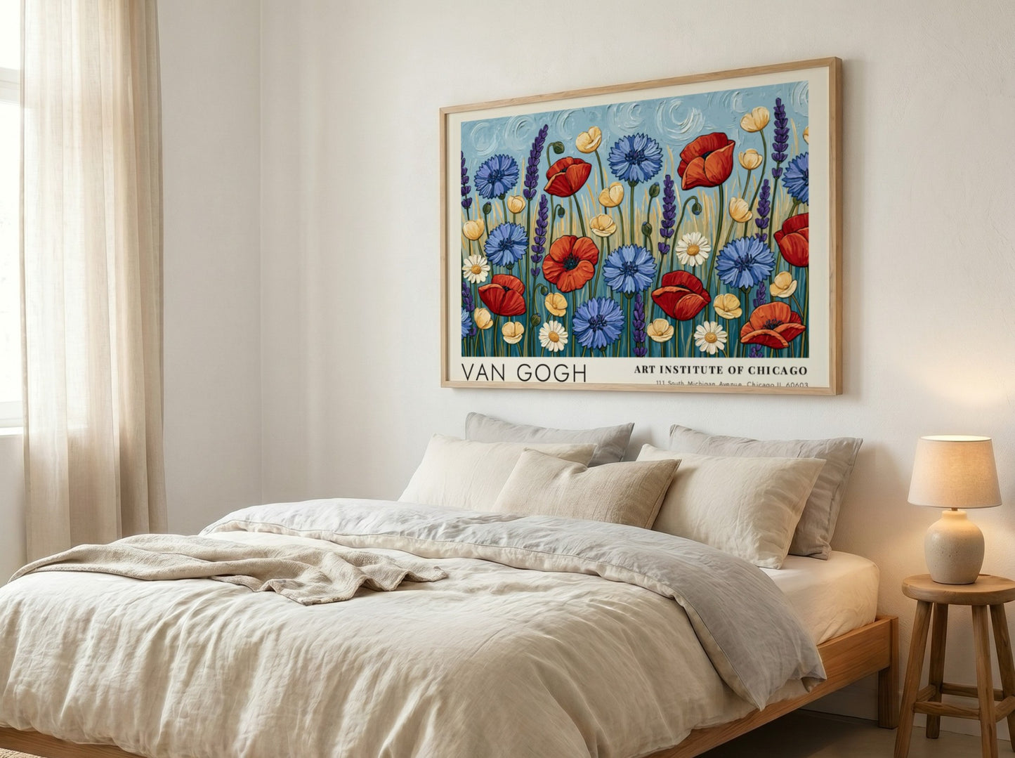 Autumn Orchard Floral Poster - Van Gogh Art Print