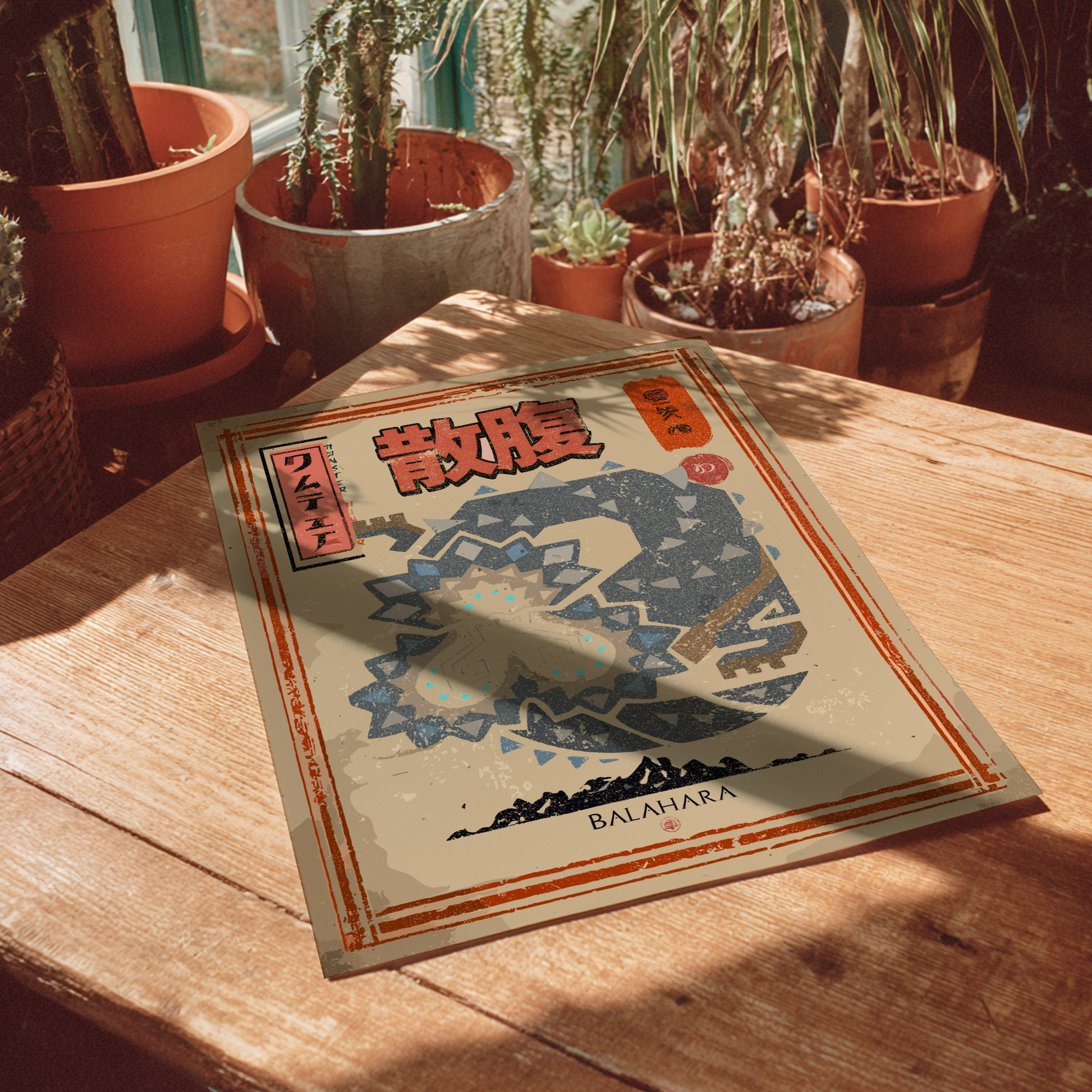 Balahara - Monster Hunter Wall Art Print